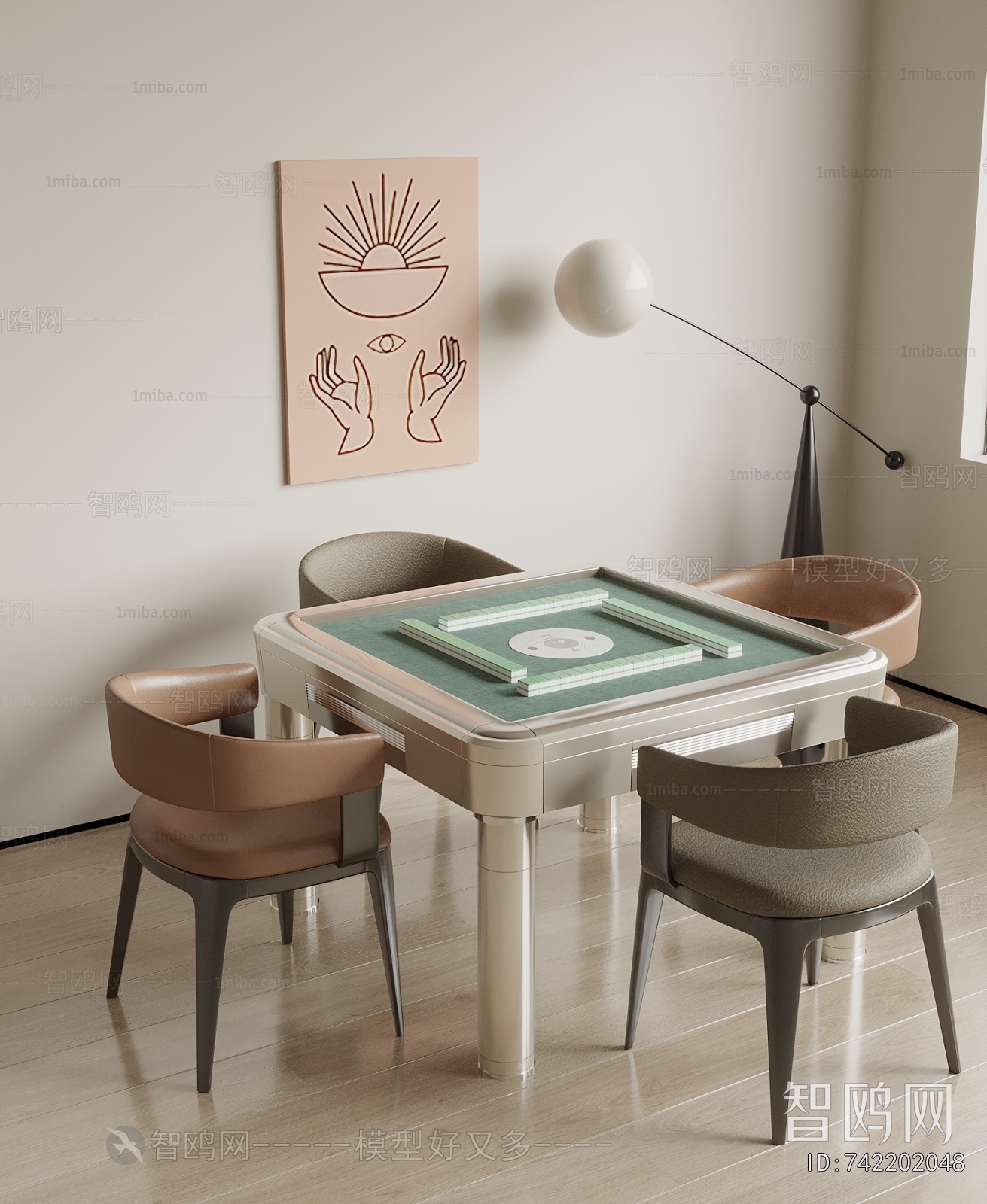 Modern Mahjong Tables And Chairs