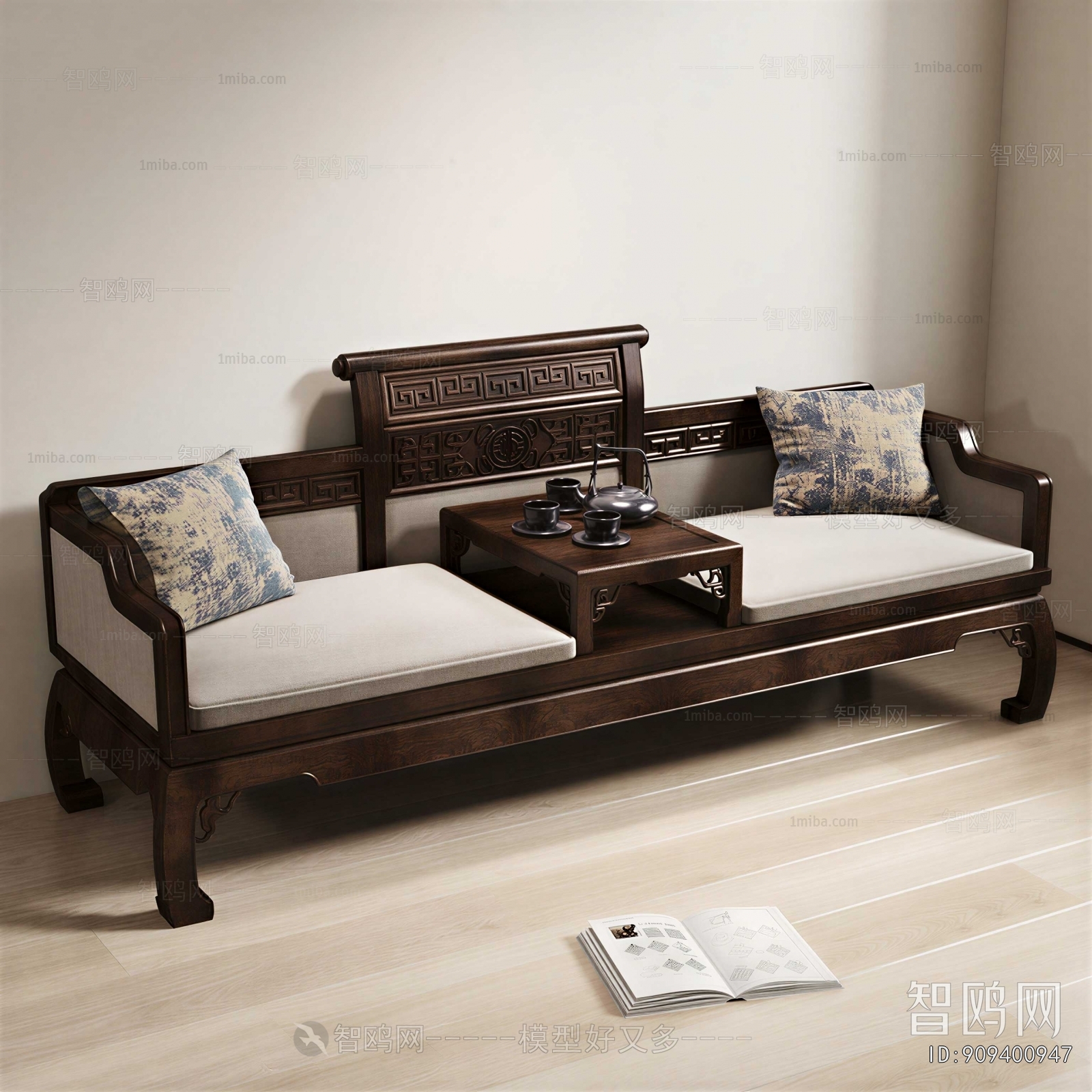 New Chinese Style Arhat Bed