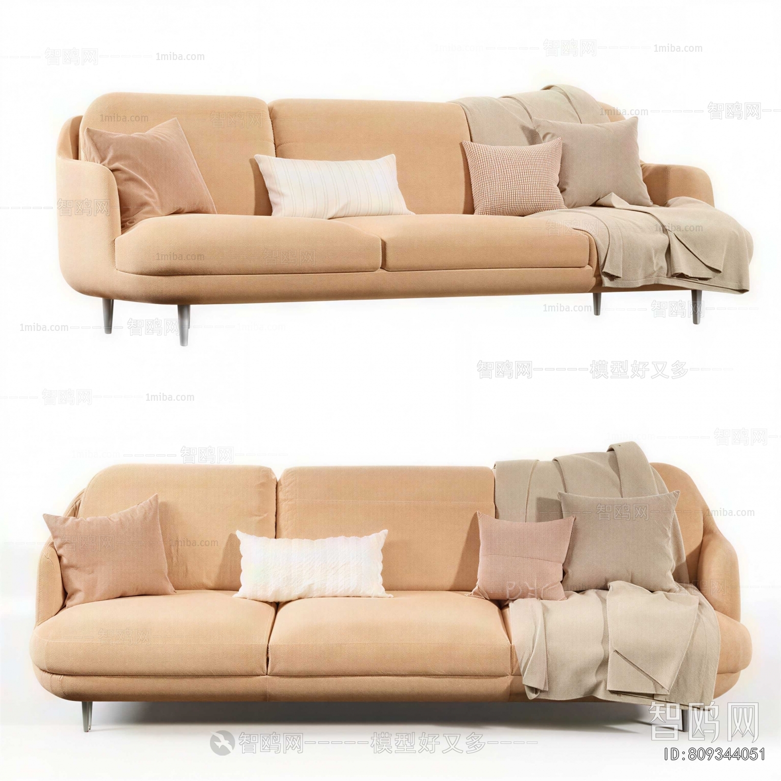 Modern Three-seat Sofa