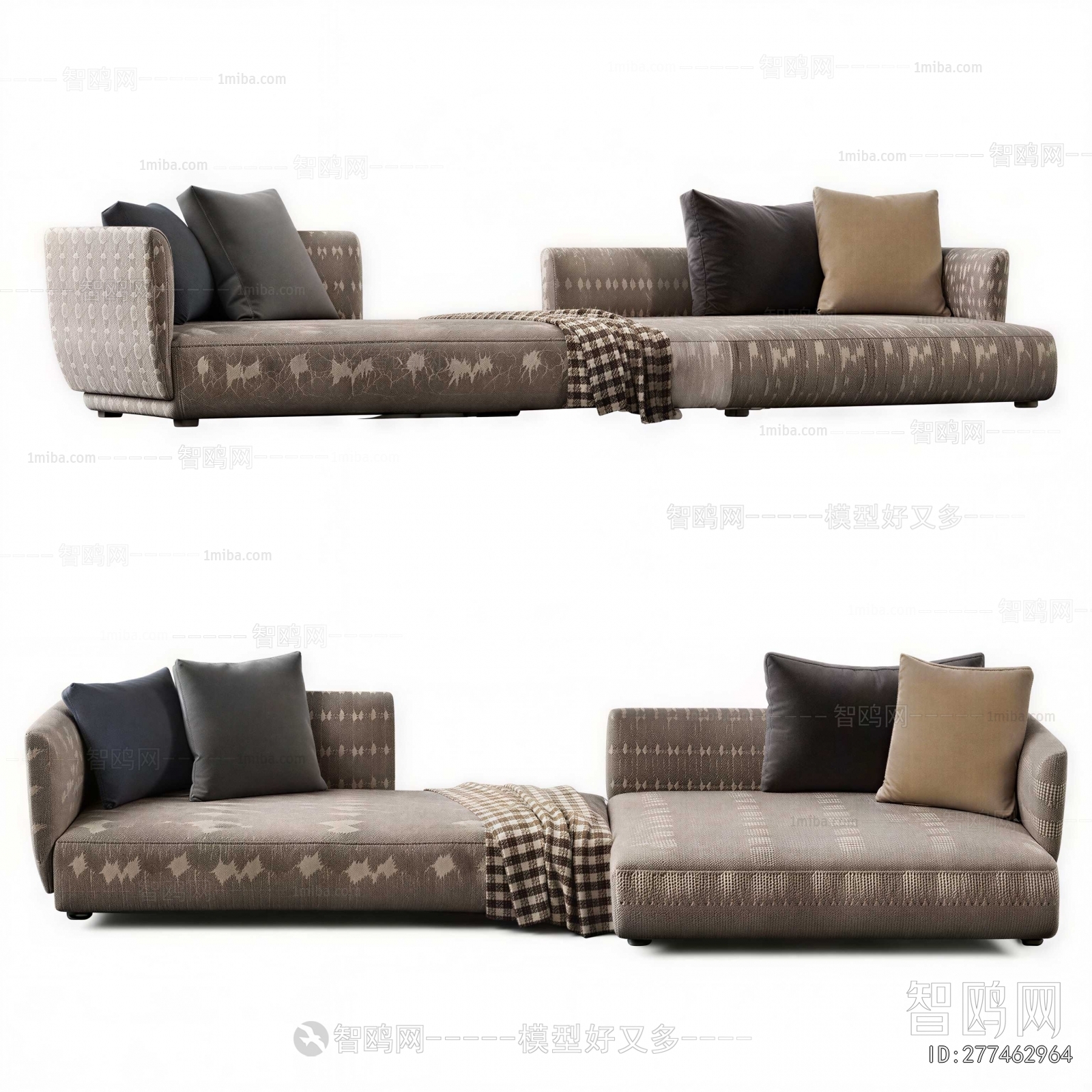 Modern Three-seat Sofa