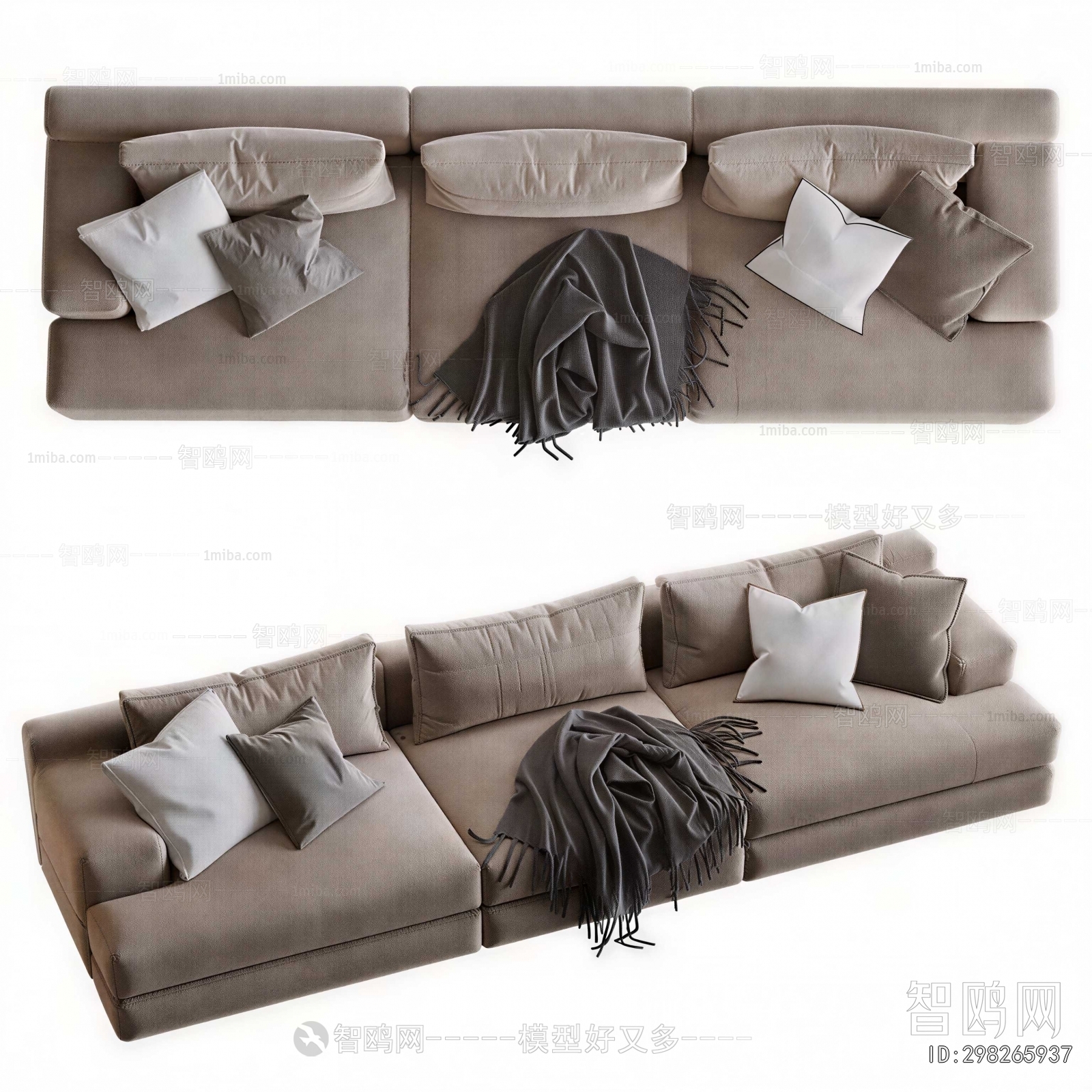 Modern Three-seat Sofa