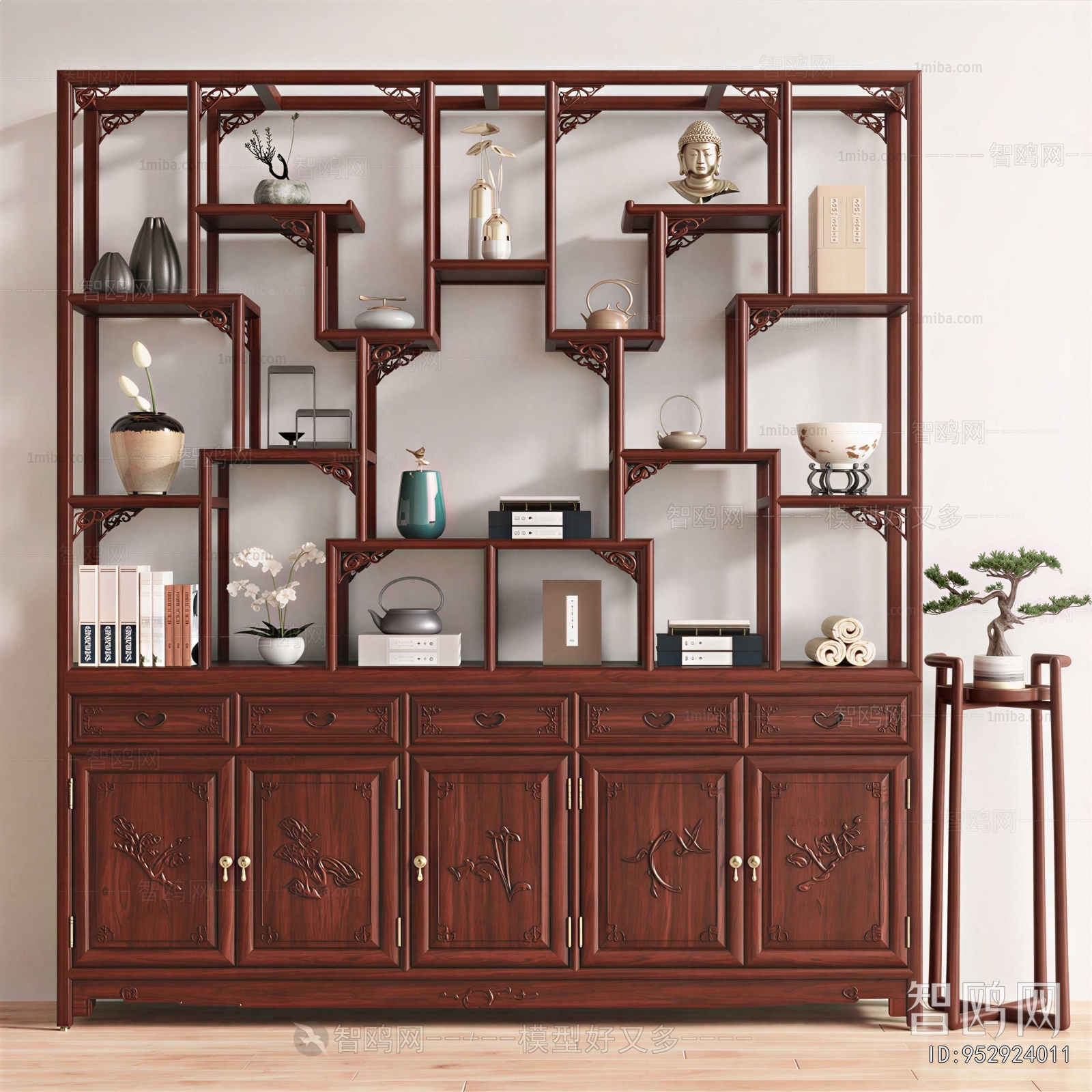 New Chinese Style Antique Rack