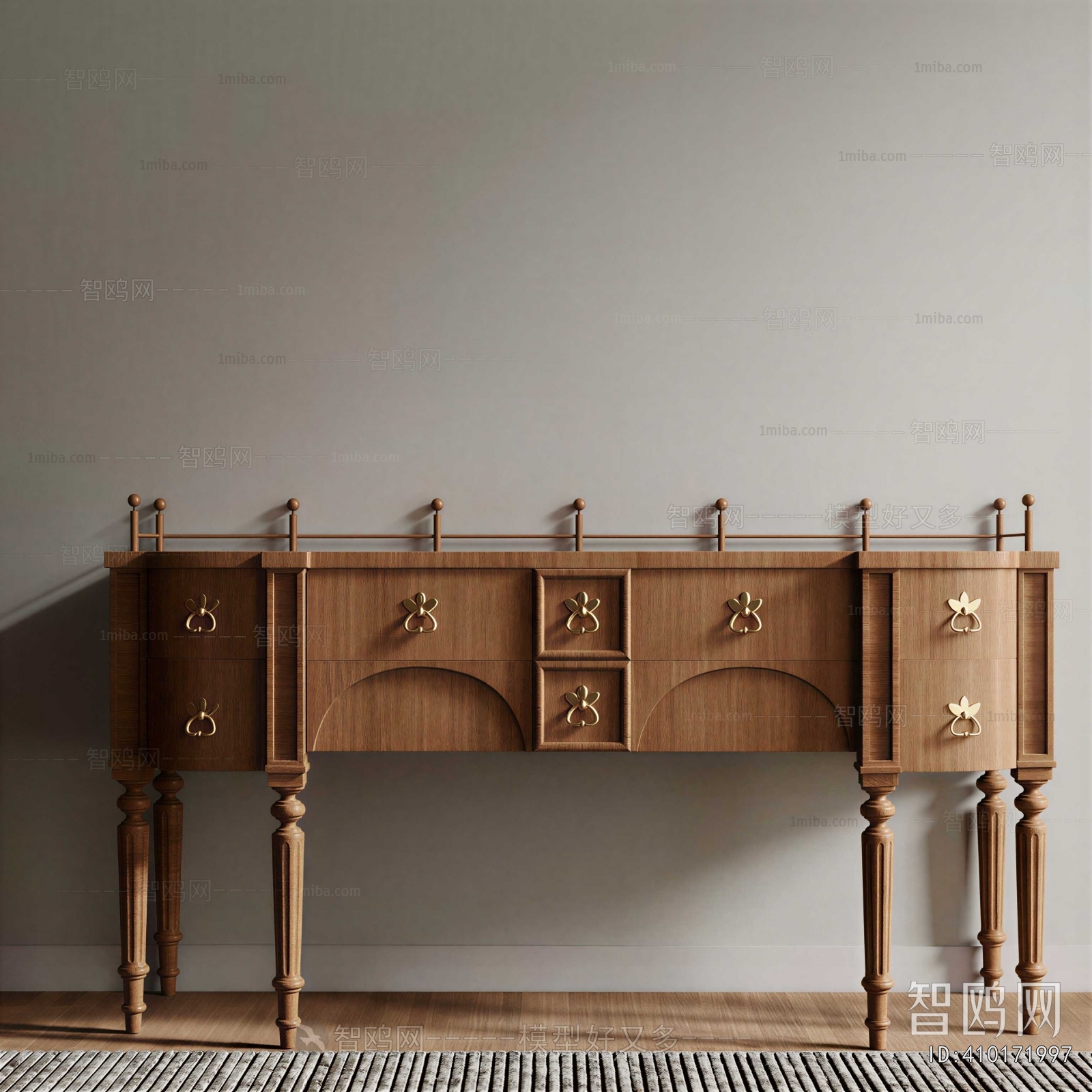 Retro Style Entrance Cabinet