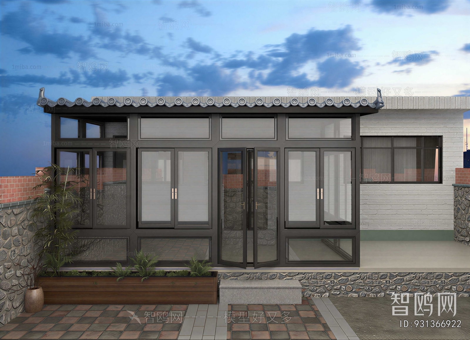 Modern Glass Sun Room