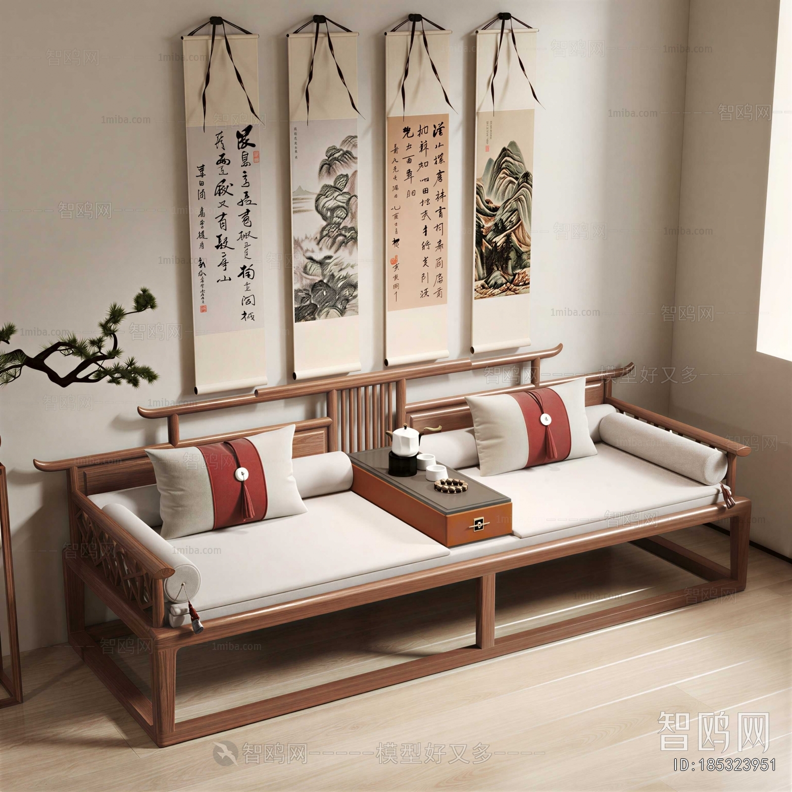 New Chinese Style Arhat Bed