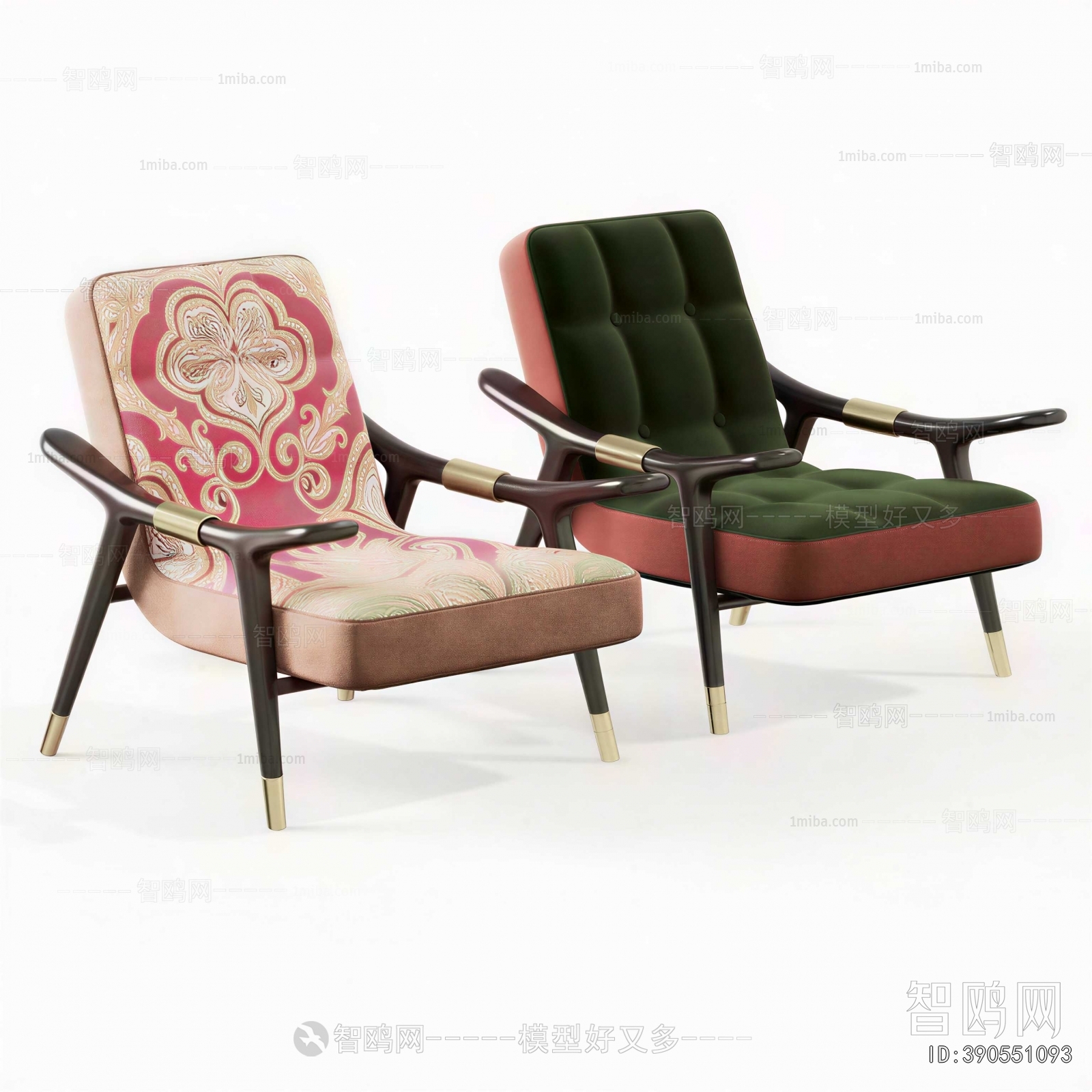 New Chinese Style Lounge Chair
