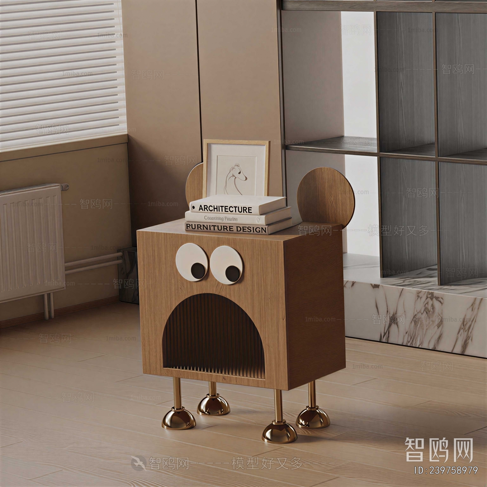 Modern Bedside Cupboard