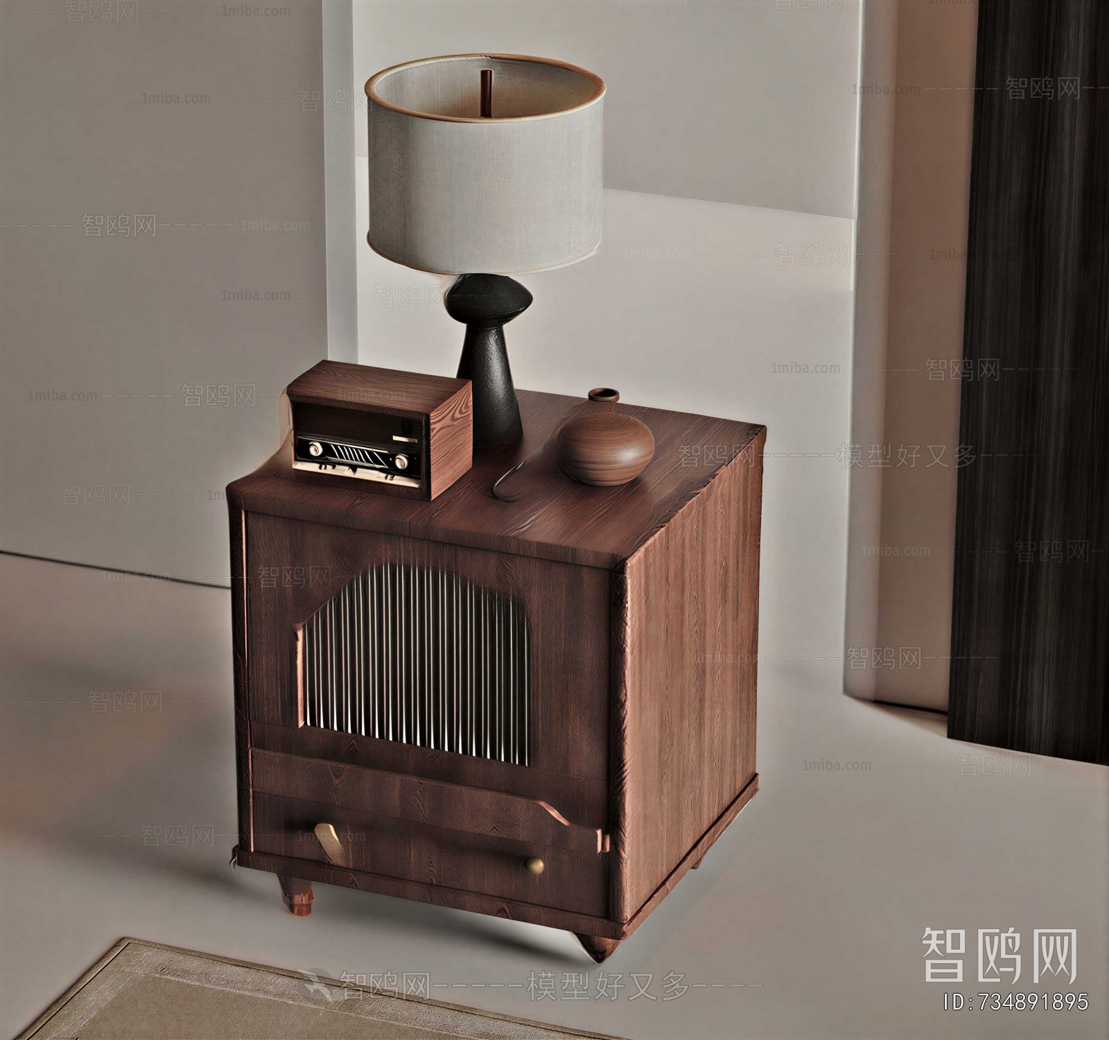 Modern Bedside Cupboard