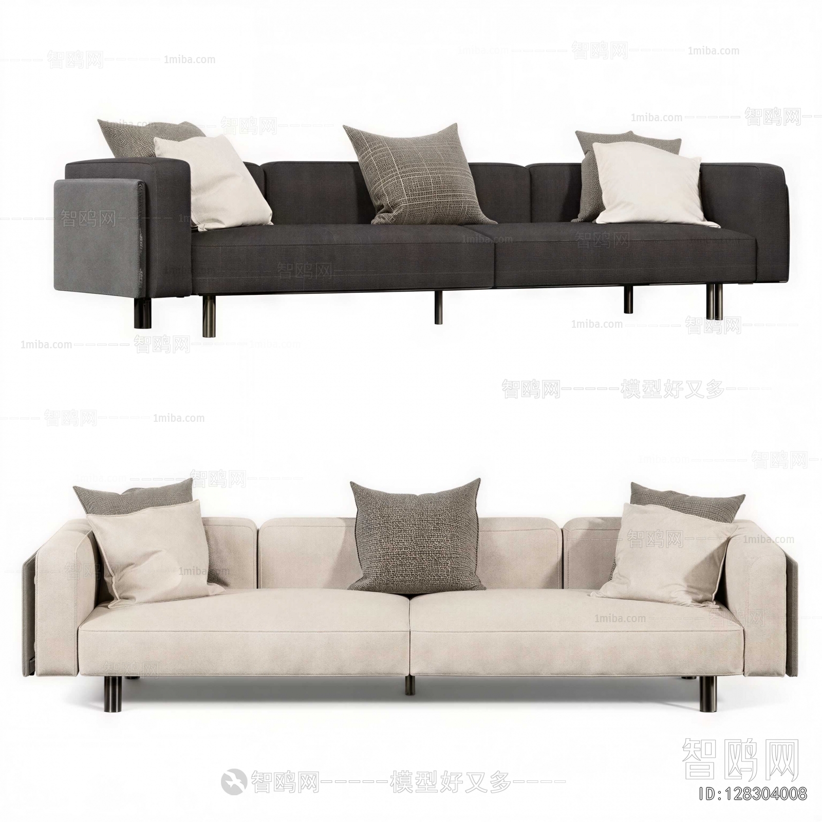 Modern Three-seat Sofa