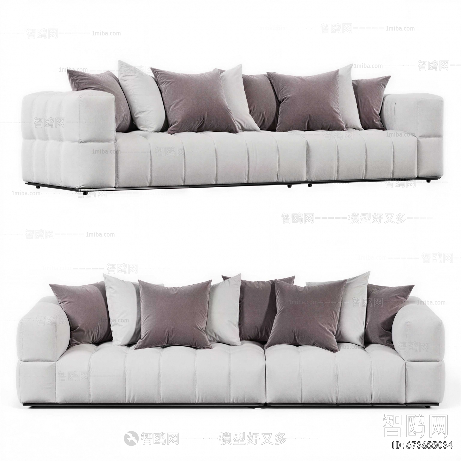 Modern Three-seat Sofa