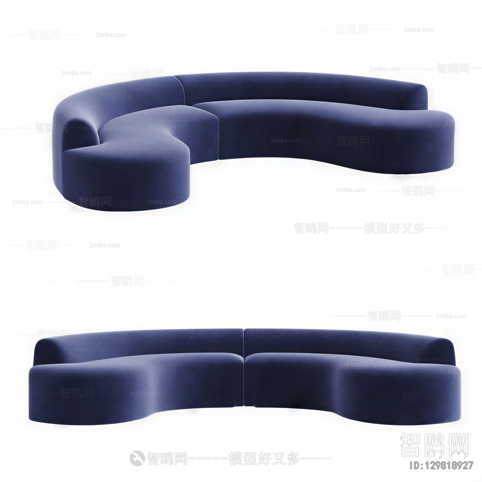 Modern Curved Sofa