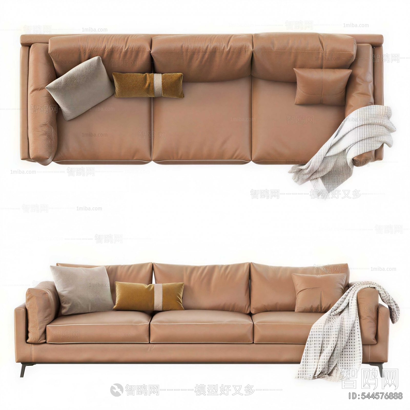 Modern Three-seat Sofa
