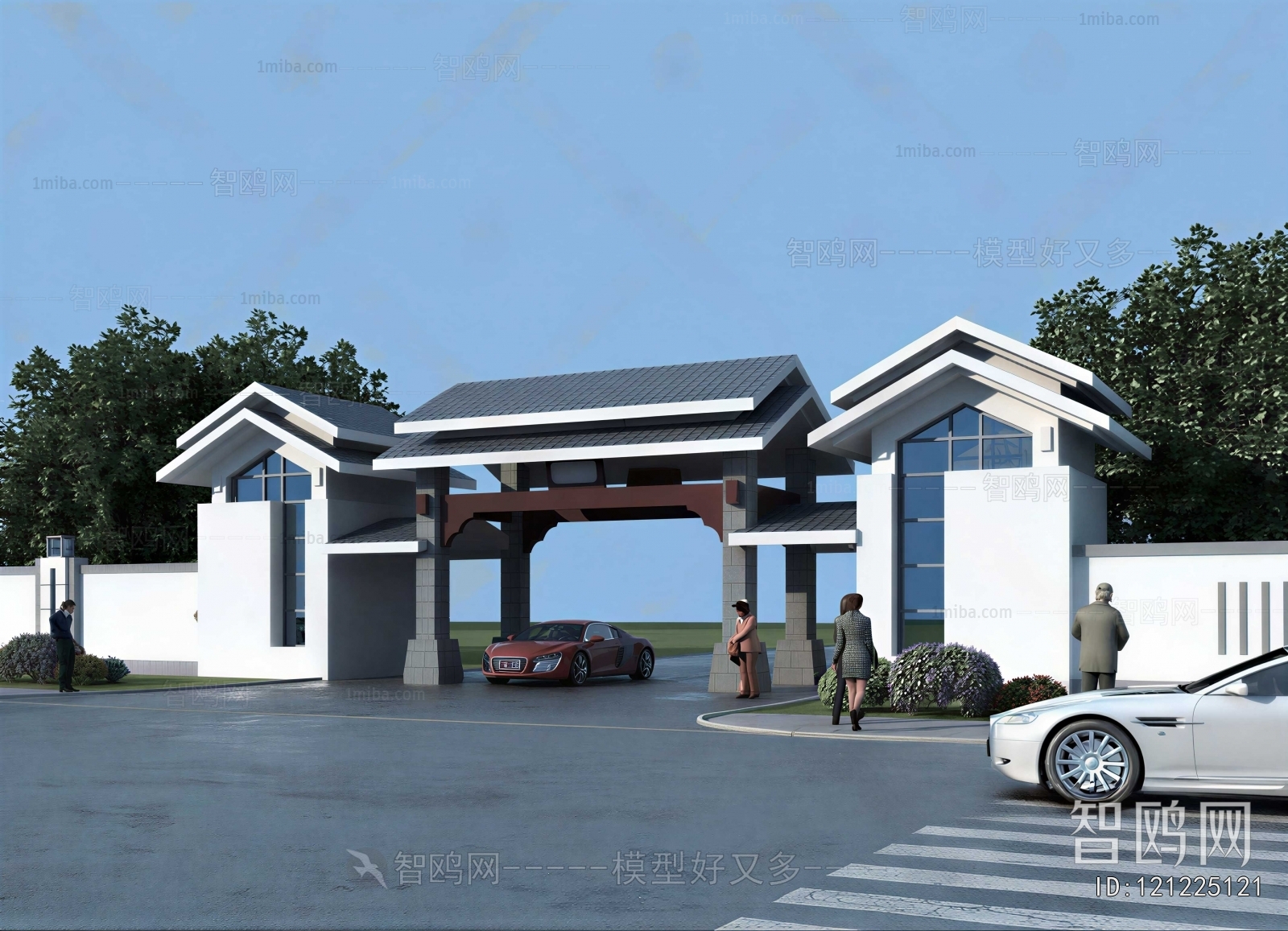 New Chinese Style Facade Element