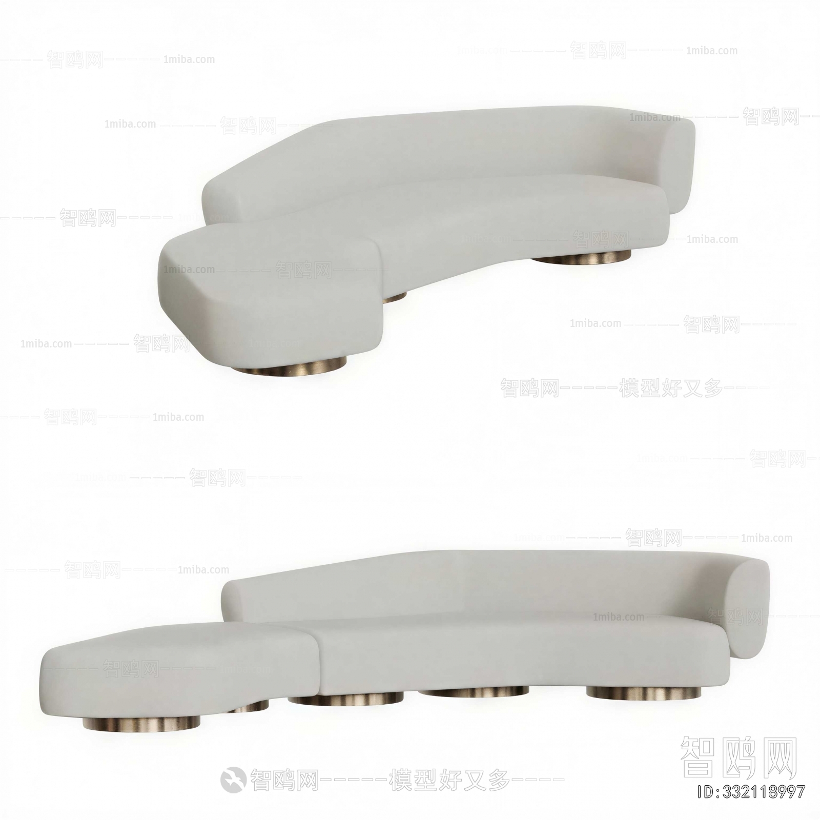 Modern Curved Sofa