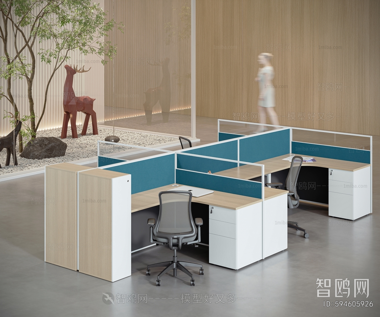 Modern Office Desk And Chair