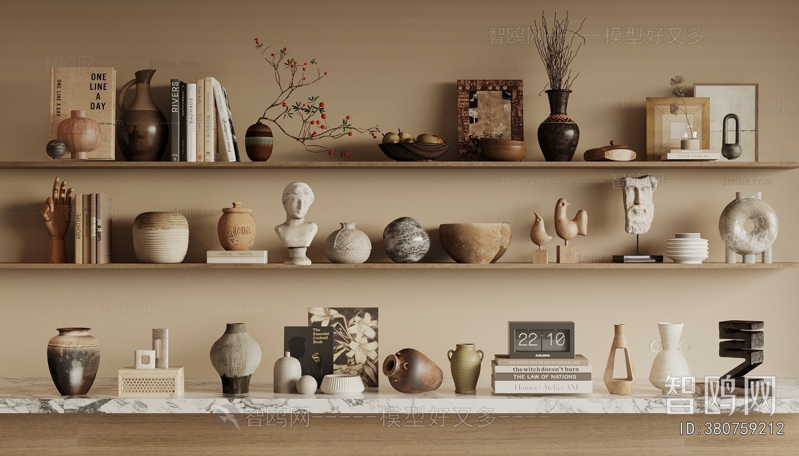 Wabi-sabi Style Decorative Set