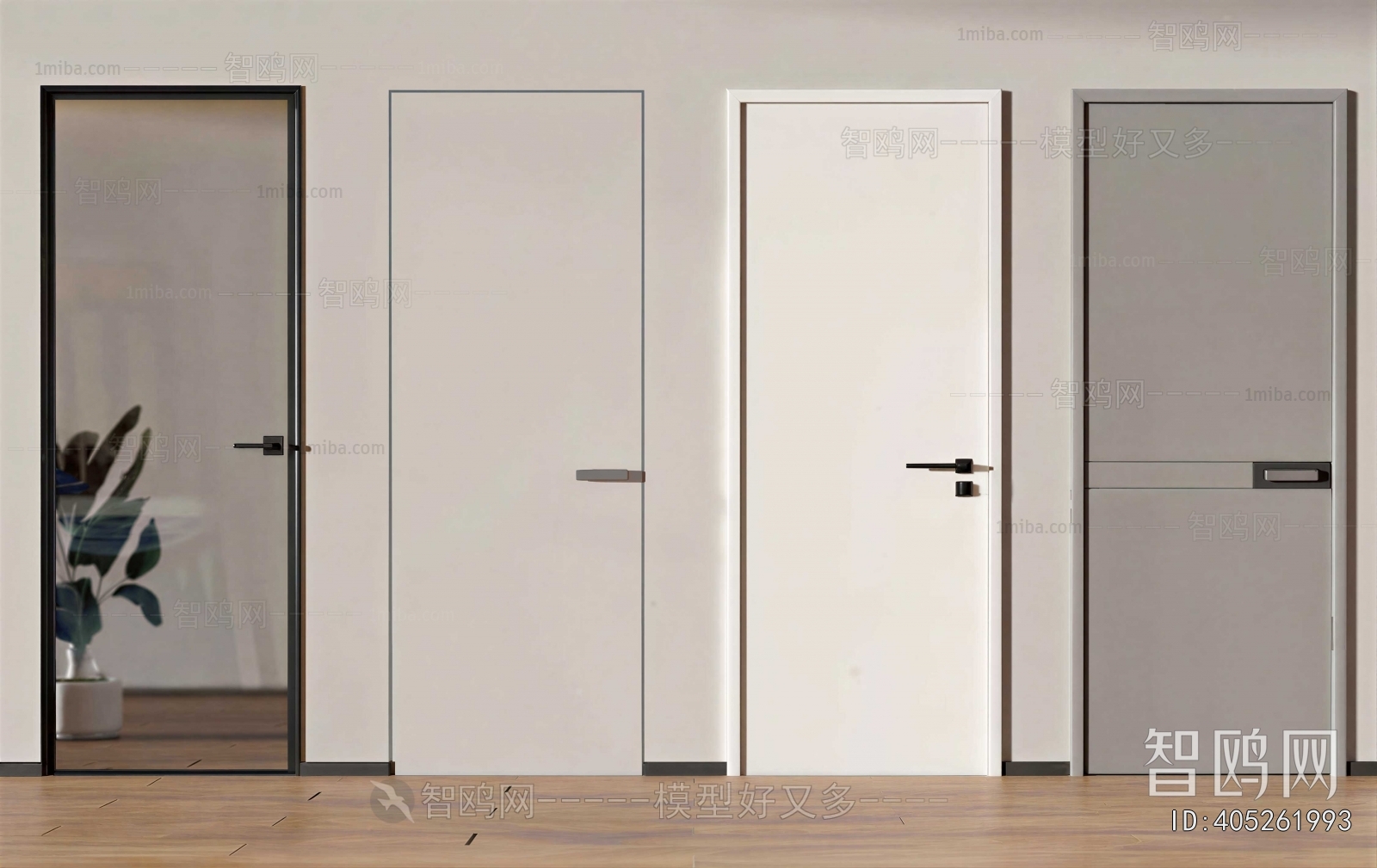 Modern Single Door