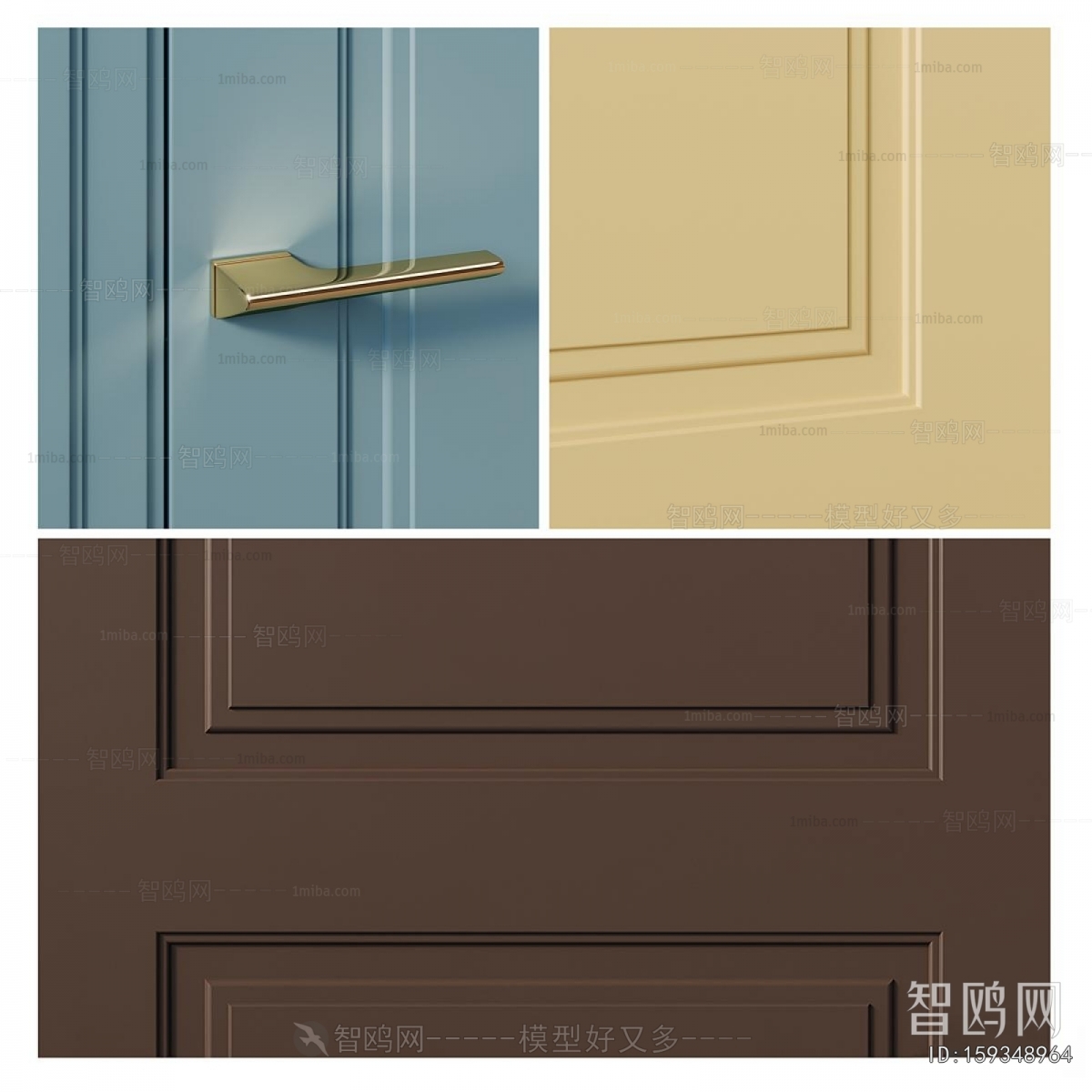 Simple European Style Door