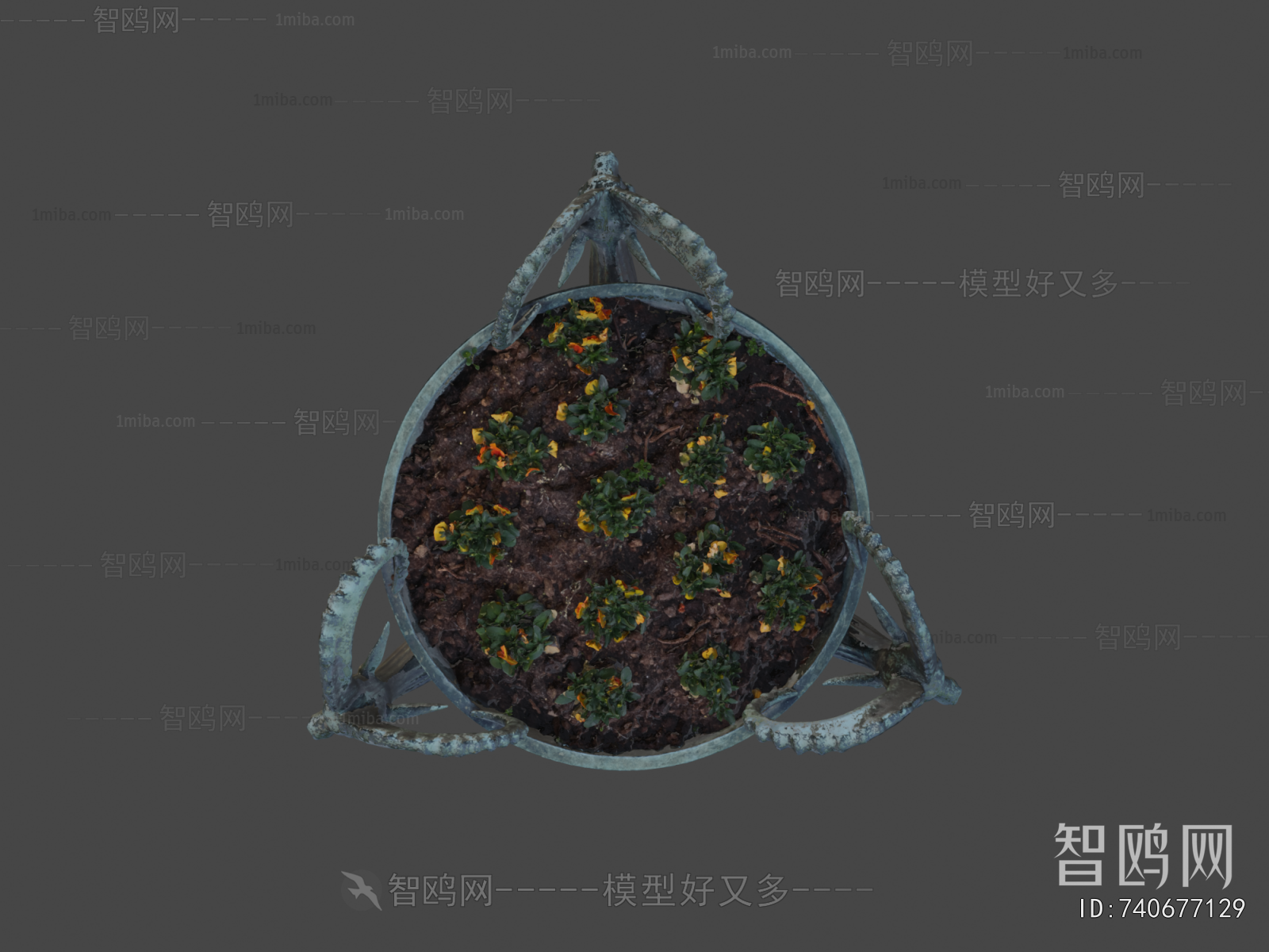 European Style Flower Bed, Flower Bowl, Flower Box