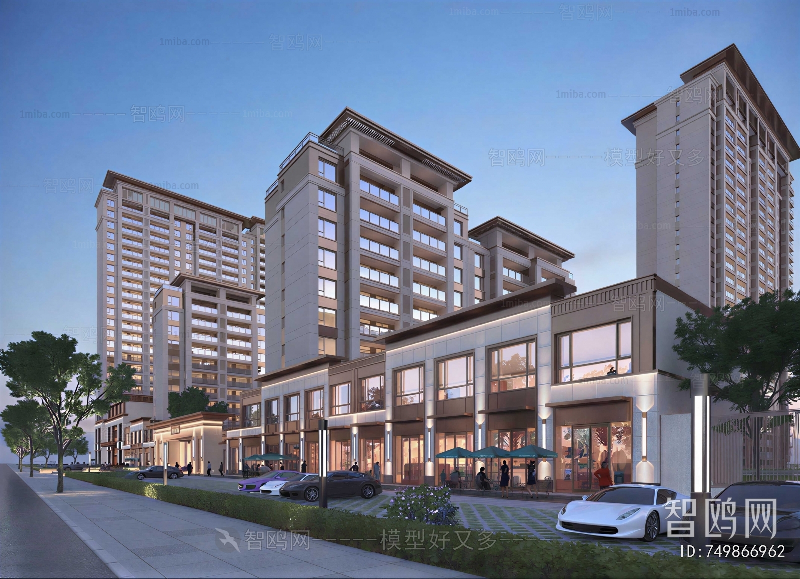 Modern Appearance Of Commercial Building