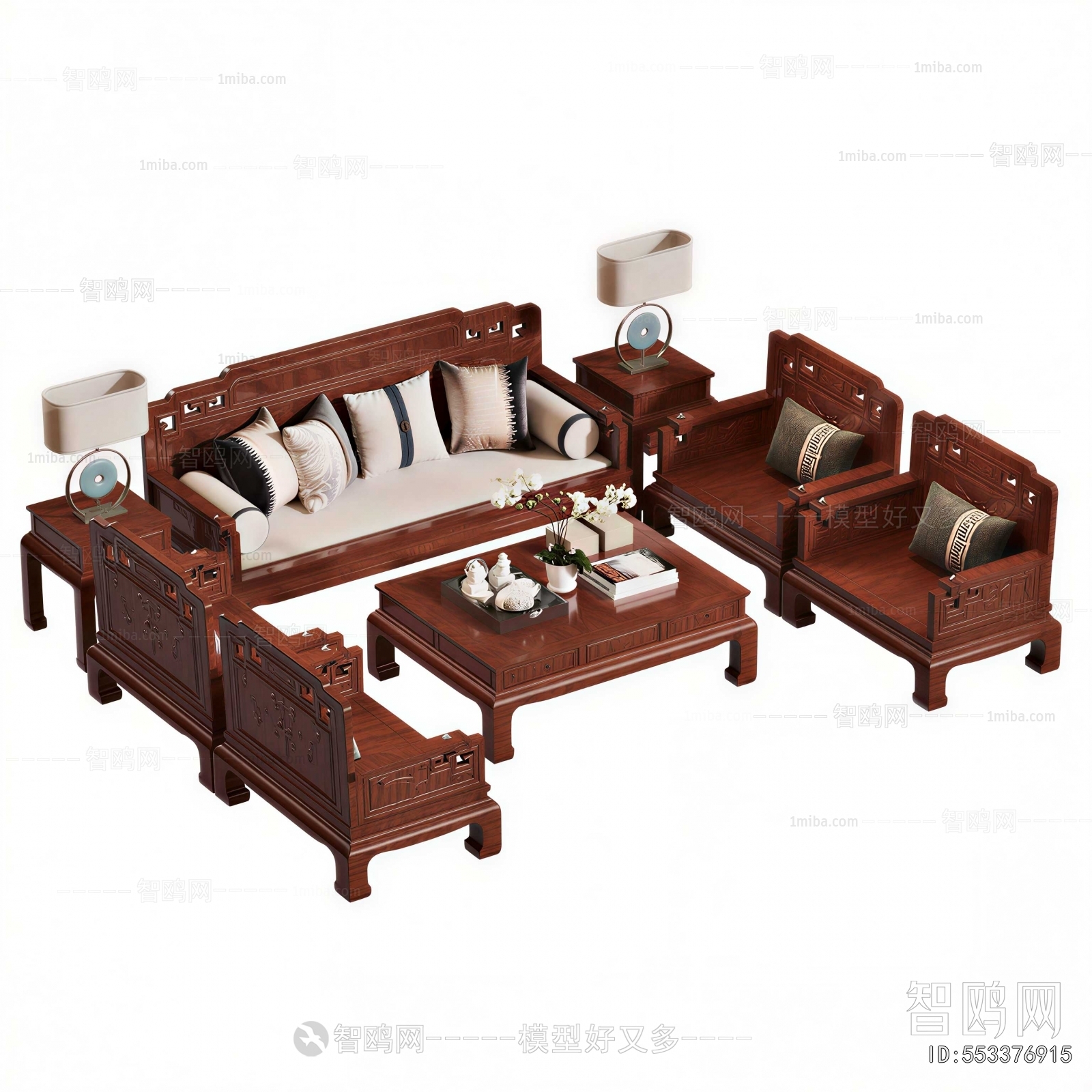 Chinese Style Sofa Combination