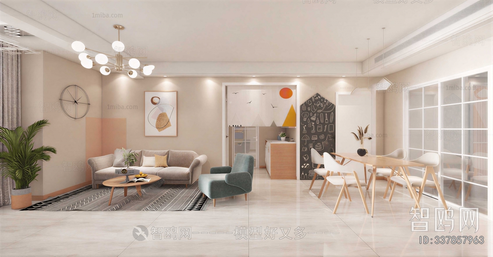 Nordic Style A Living Room