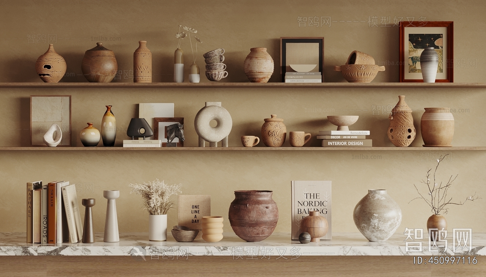 Wabi-sabi Style Decorative Set