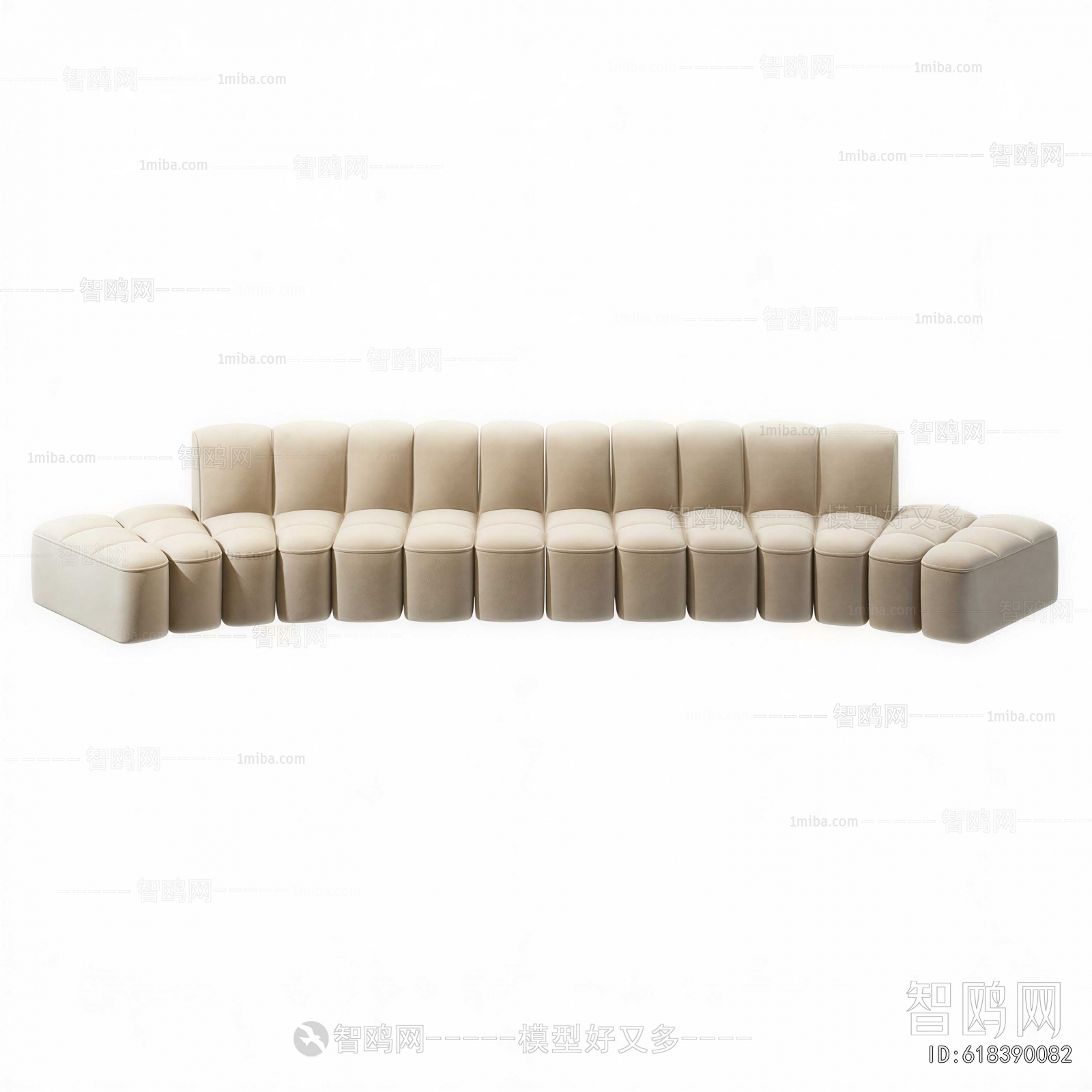 Modern Curved Sofa