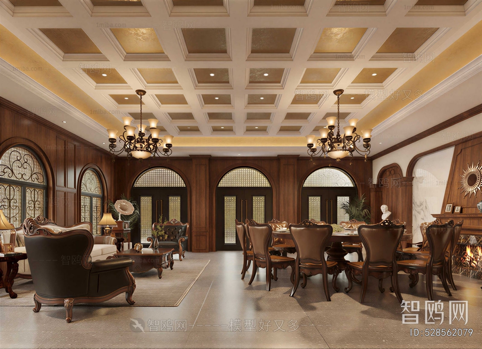 European Style A Living Room