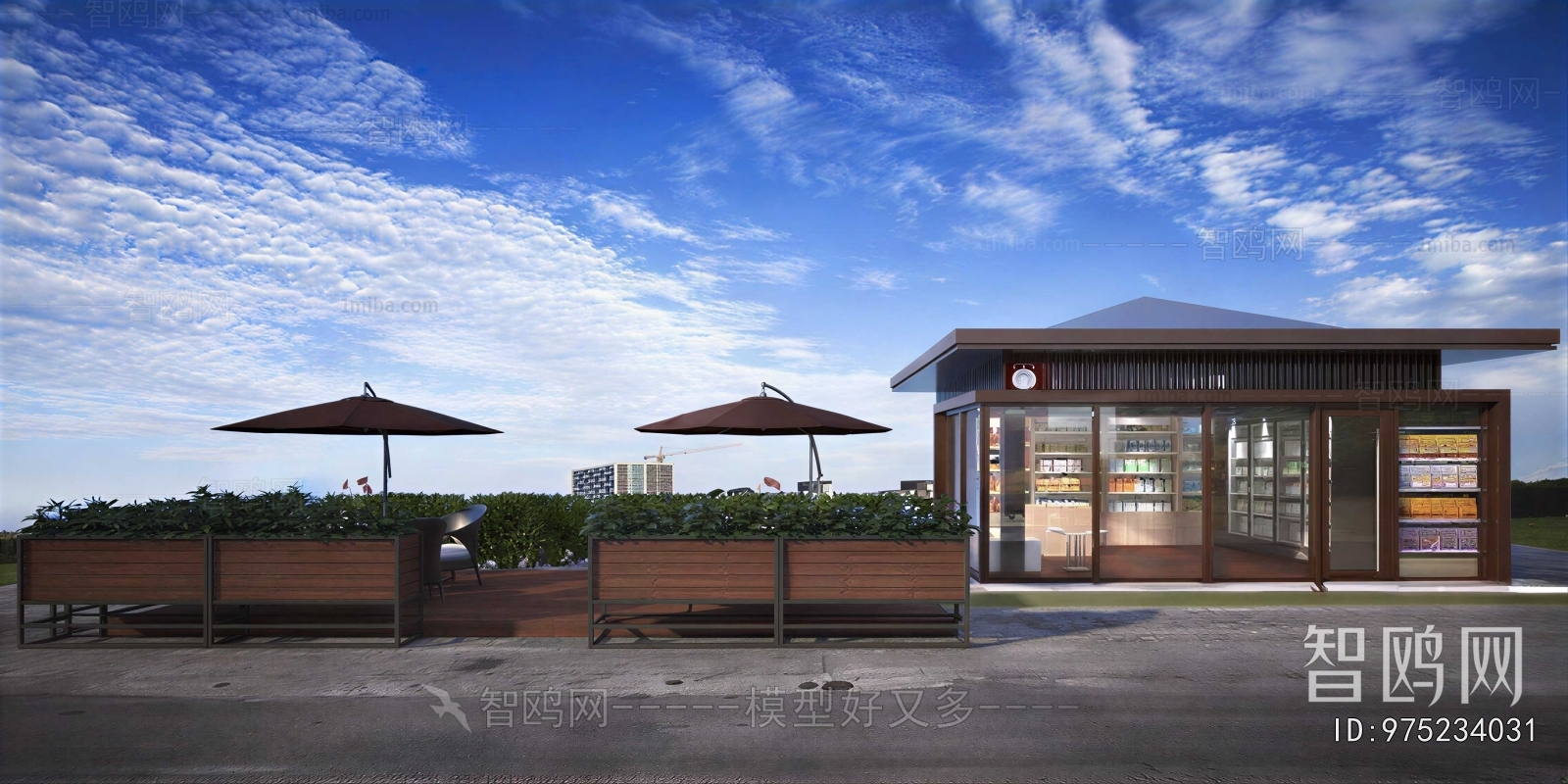 Modern Appearance Of Commercial Building