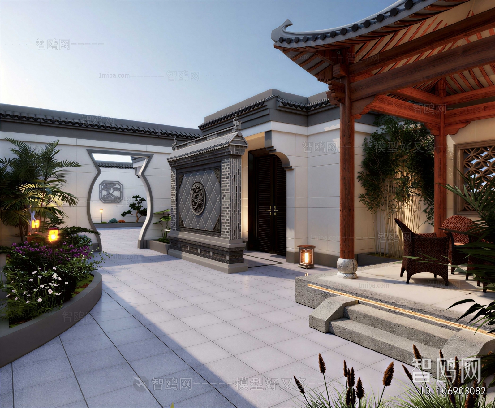 Chinese Style Courtyard/landscape