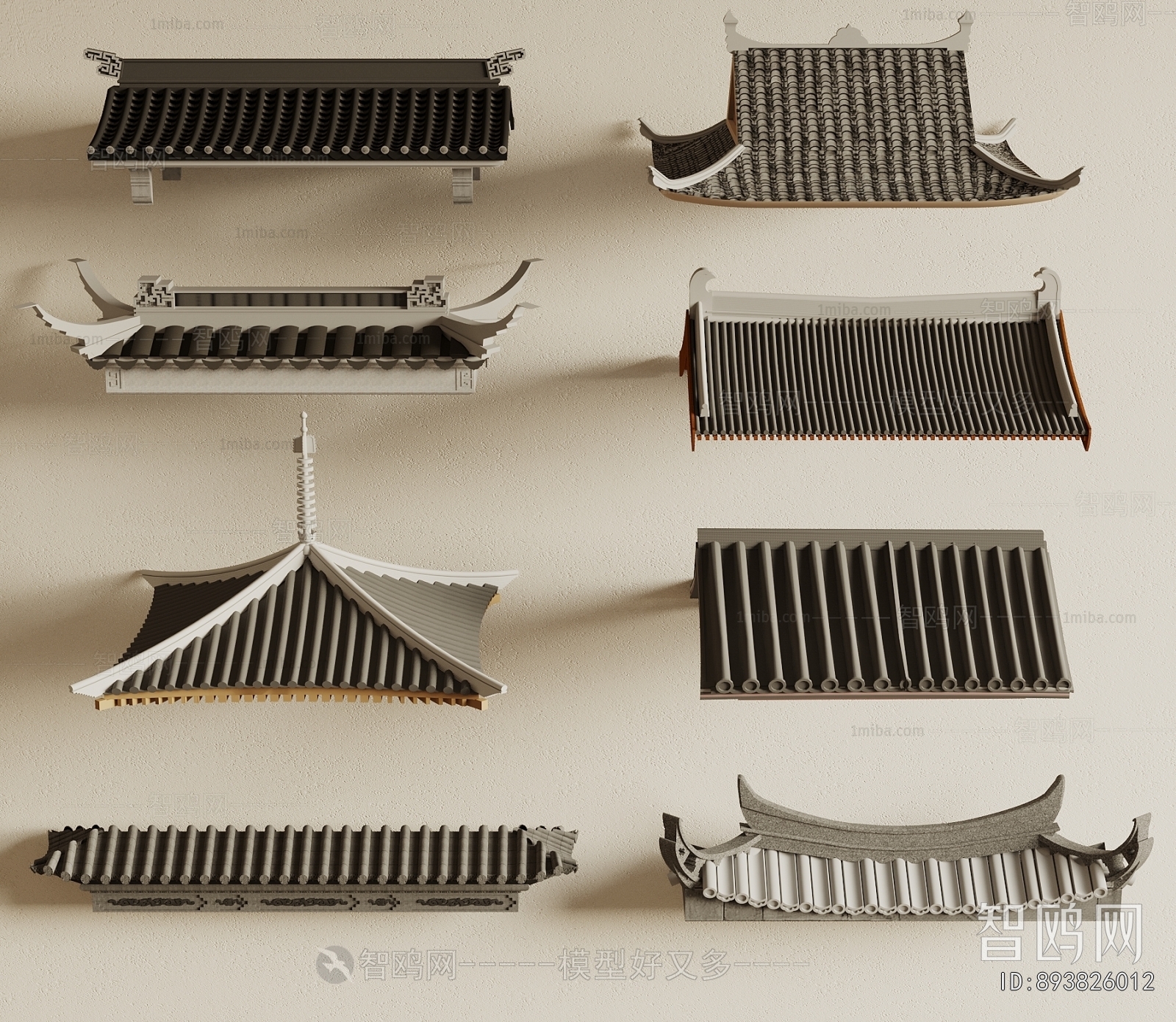 Chinese Style Building Component