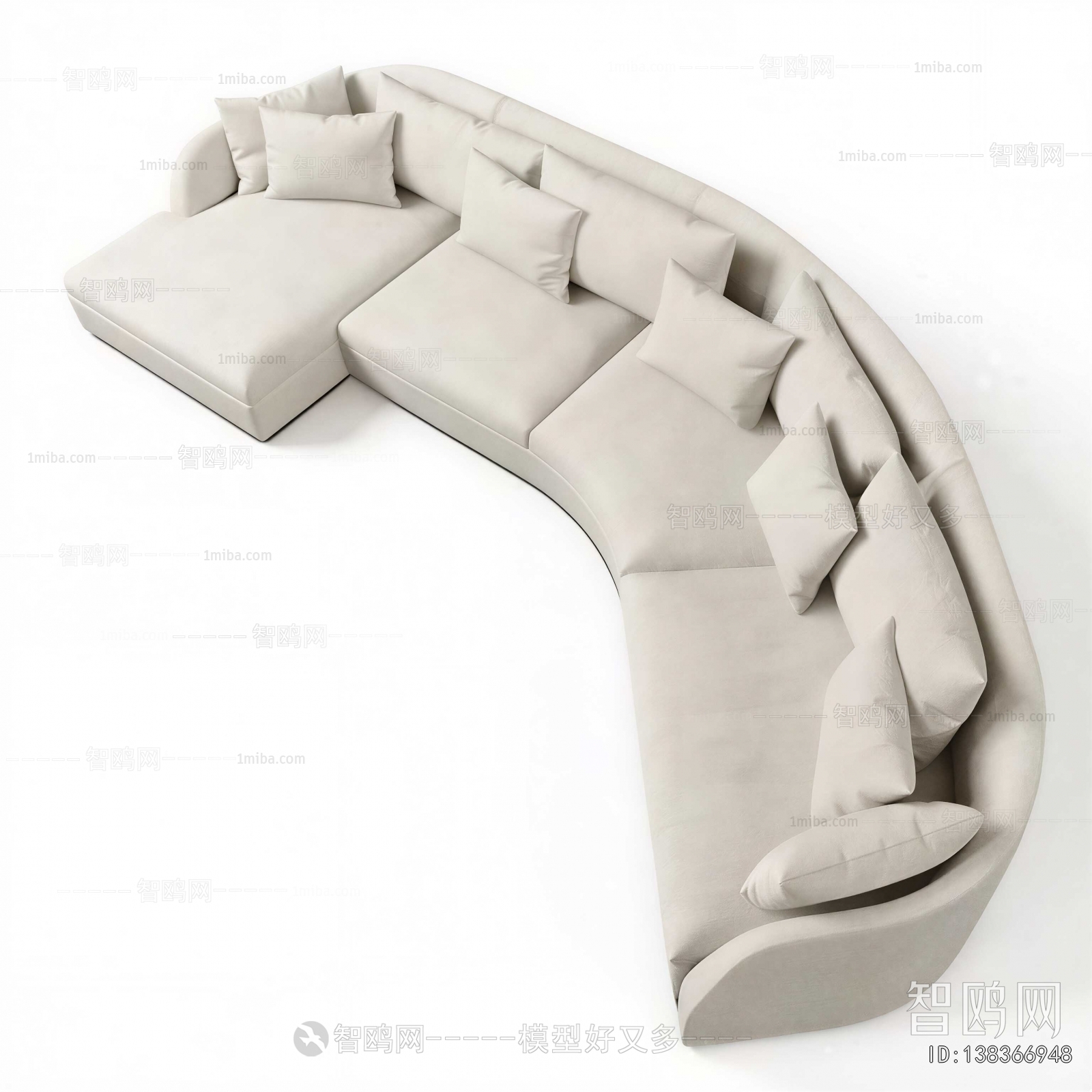 Modern Curved Sofa