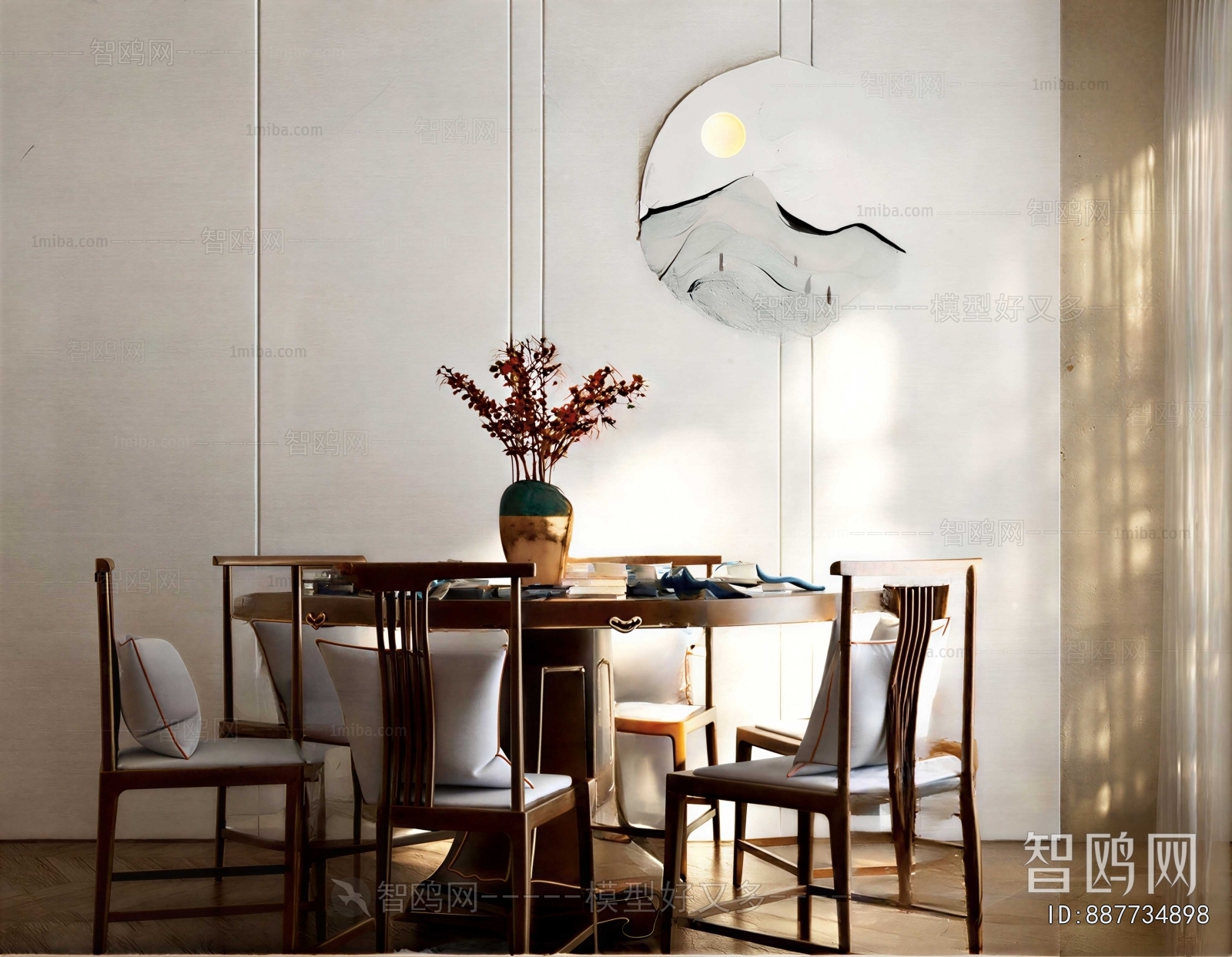 New Chinese Style Dining Table And Chairs