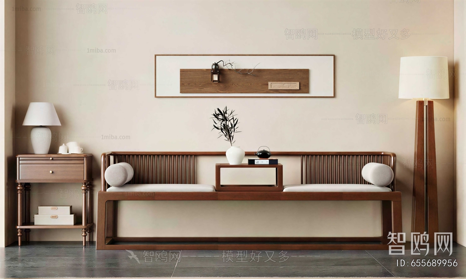 New Chinese Style Arhat Bed