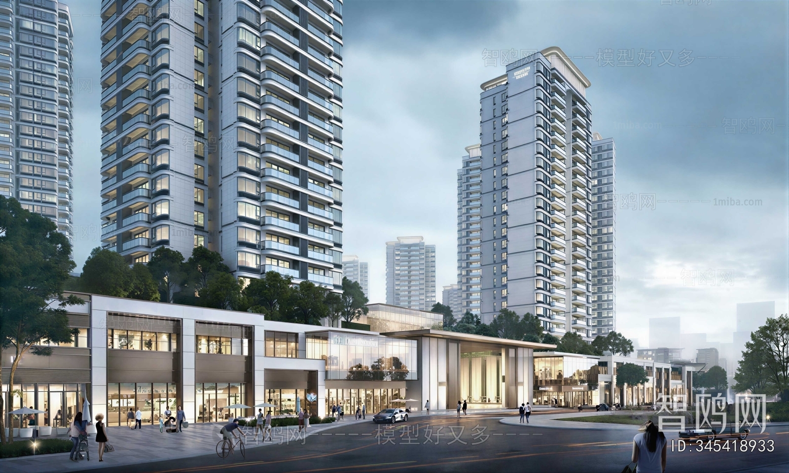 Modern Appearance Of Commercial Building