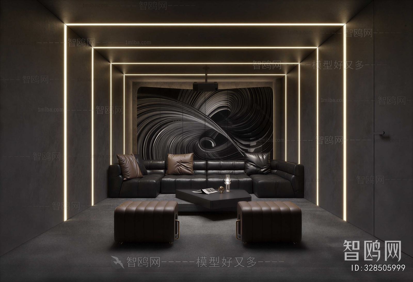 Modern Audiovisual Room