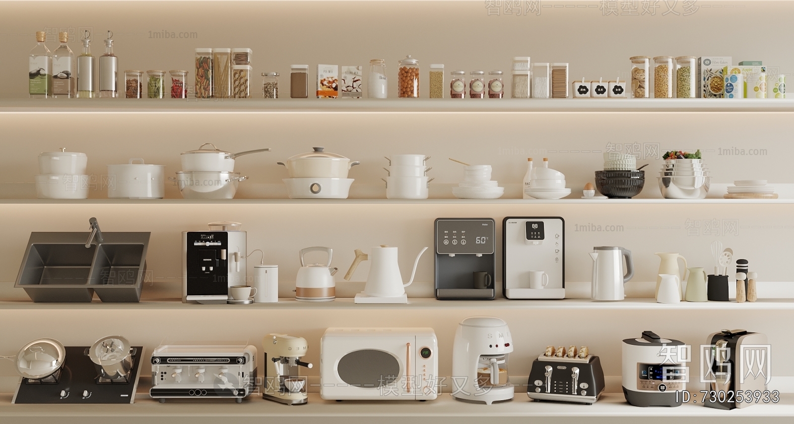 Modern Electric Kitchen Appliances