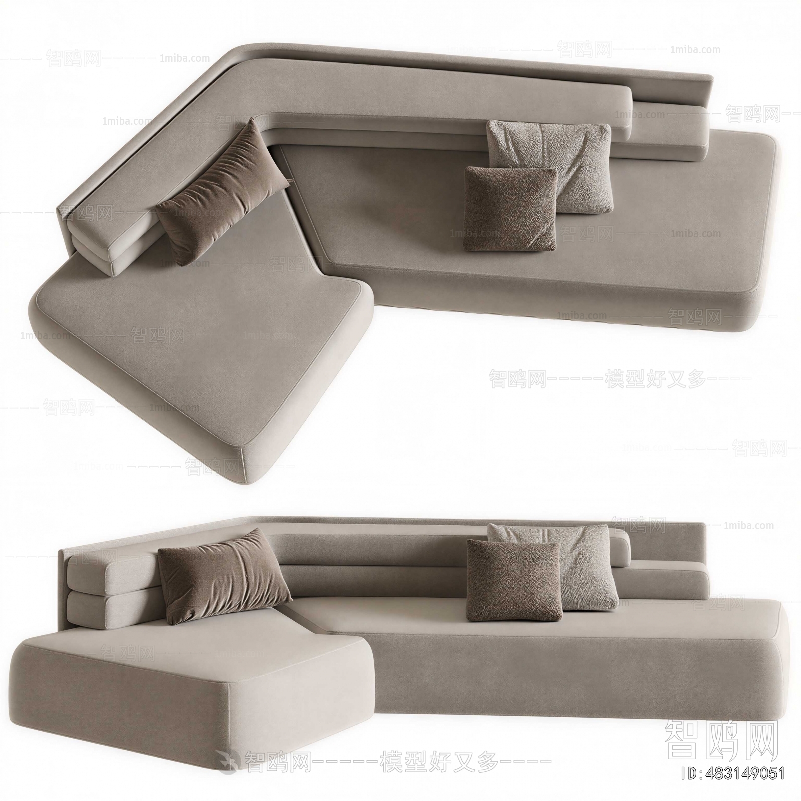 Modern Shaped Sofa