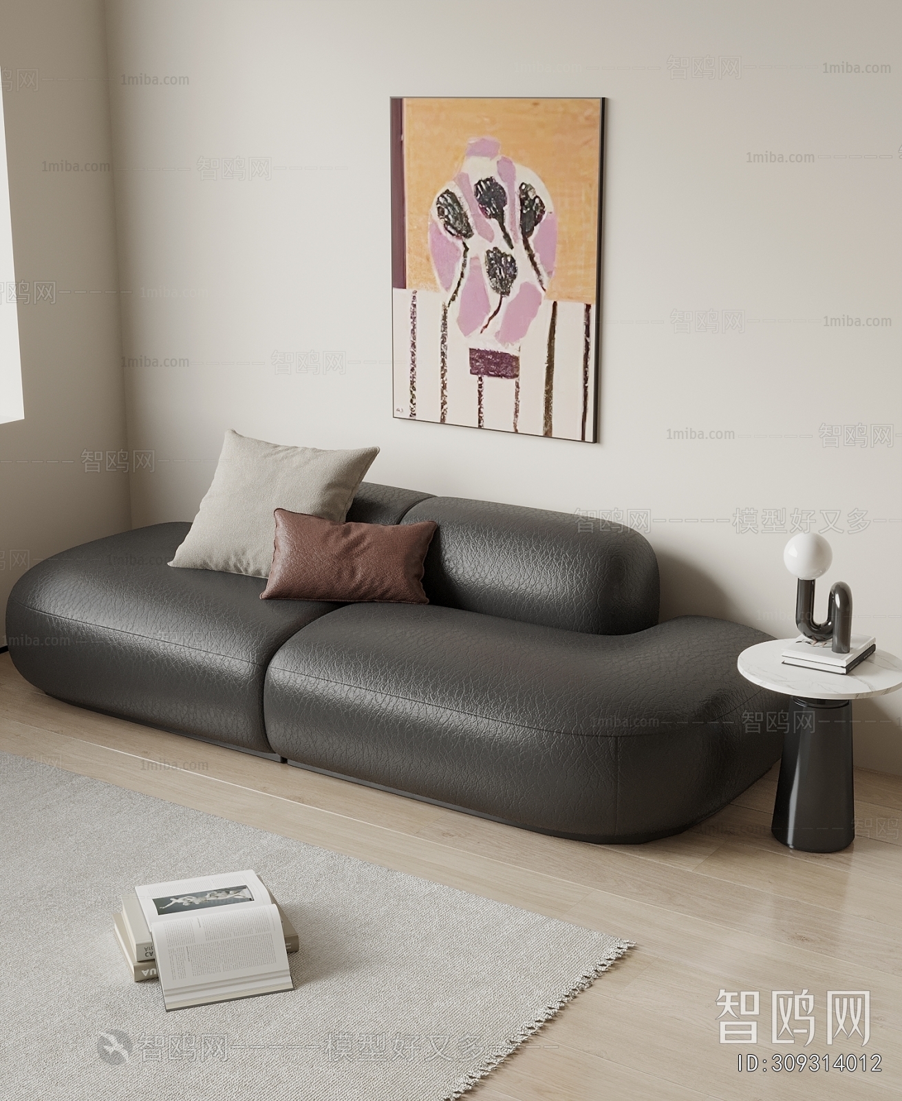 Modern Three-seat Sofa