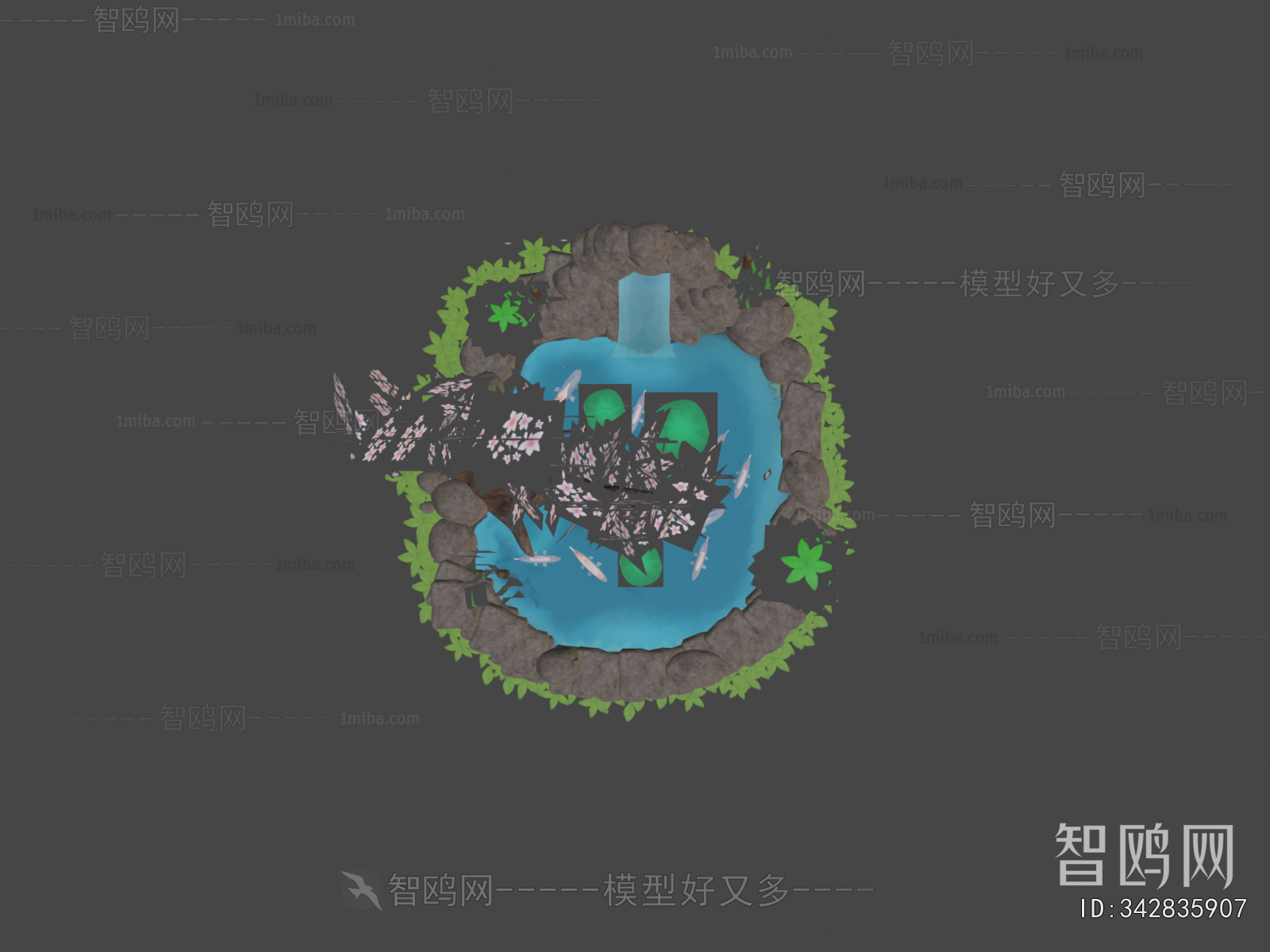 Modern Rockery Waterscape