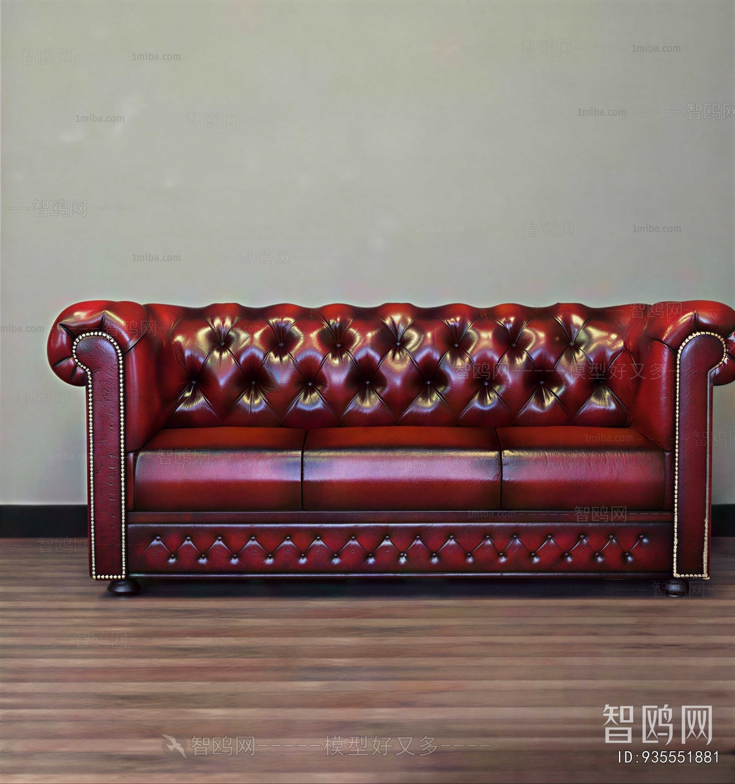 European Style Three-seat Sofa