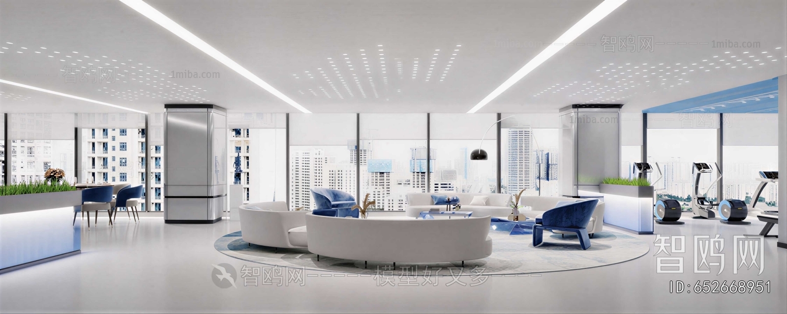 Modern Office Rest Area