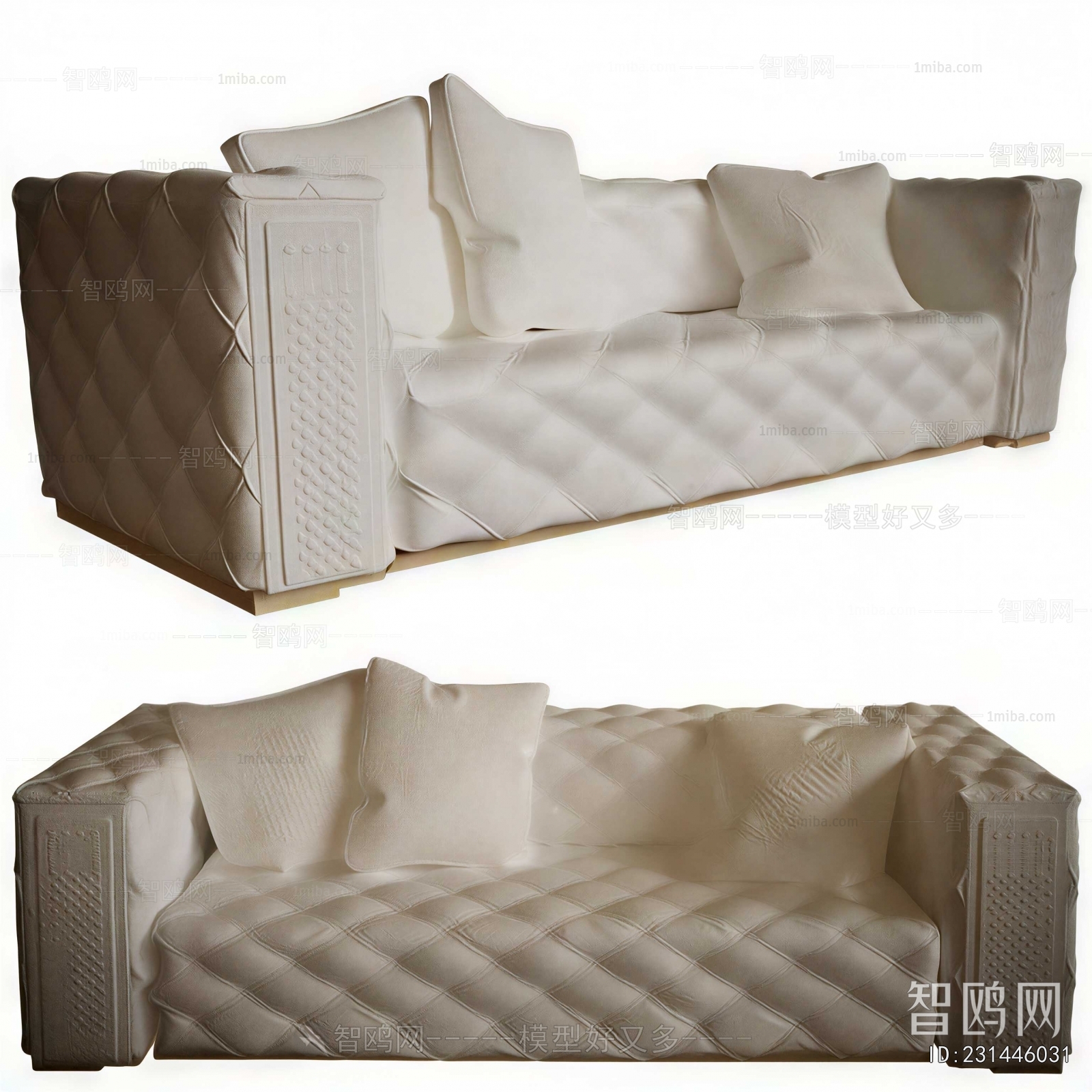 Simple European Style A Sofa For Two