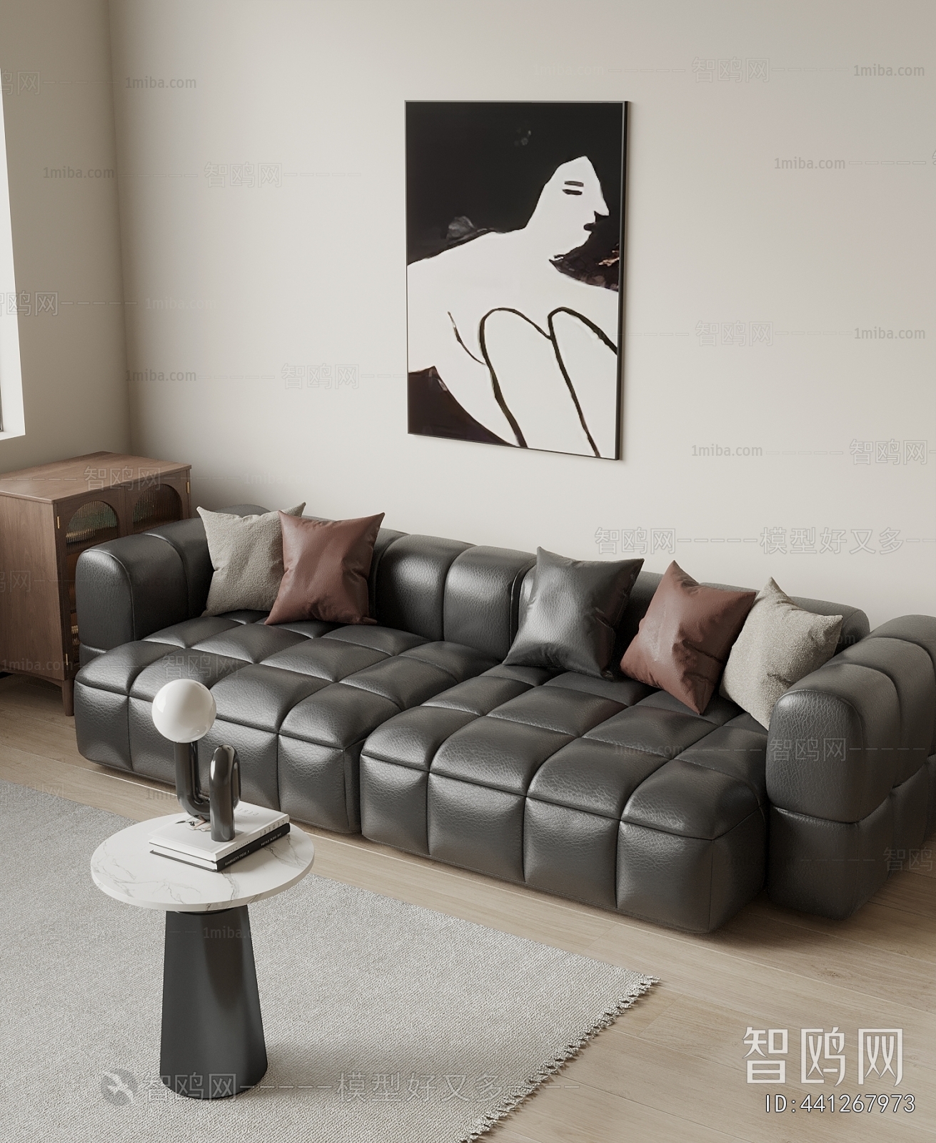 Modern Three-seat Sofa