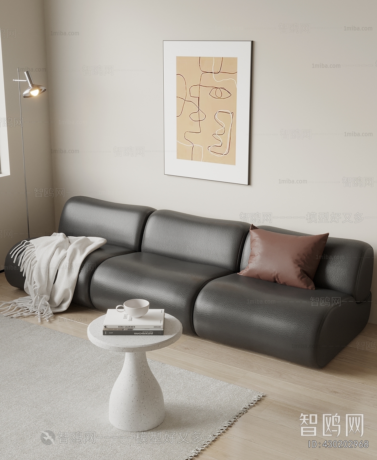 Modern Three-seat Sofa