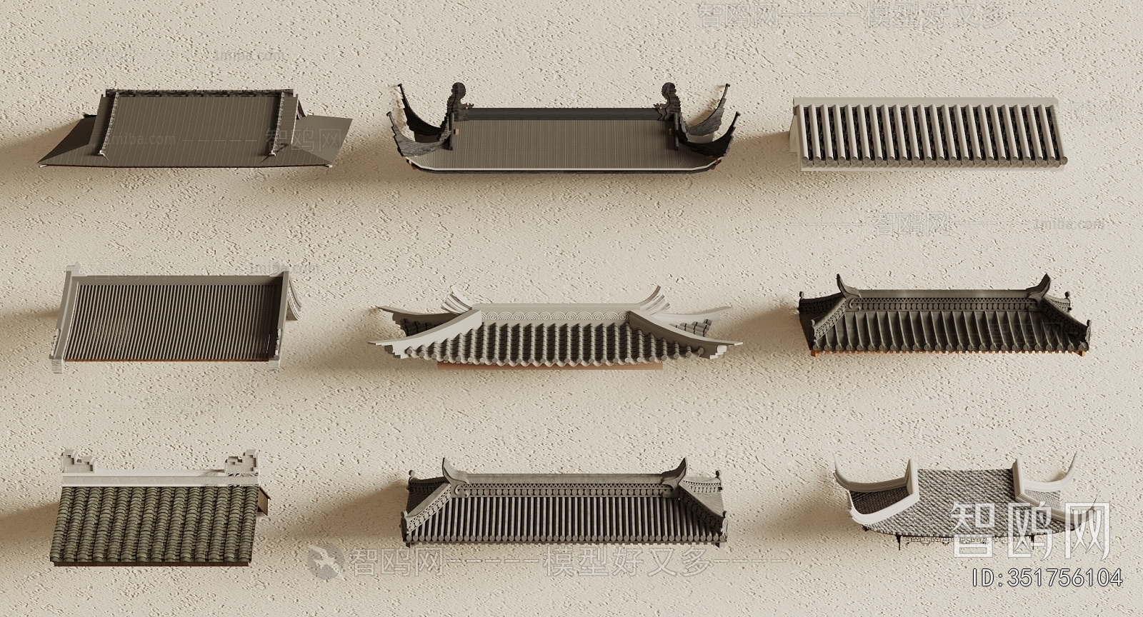 New Chinese Style Chinese Style Building Component