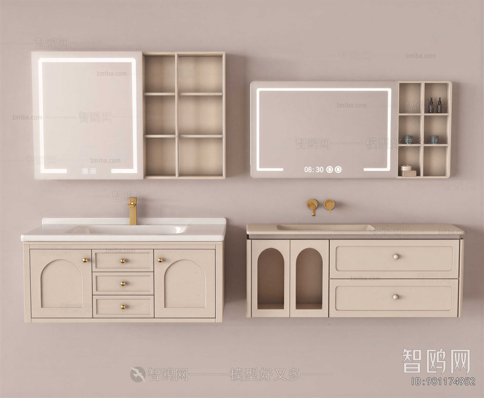 European Style Bathroom Cabinet