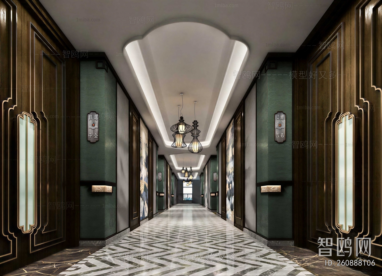 New Chinese Style Corridor