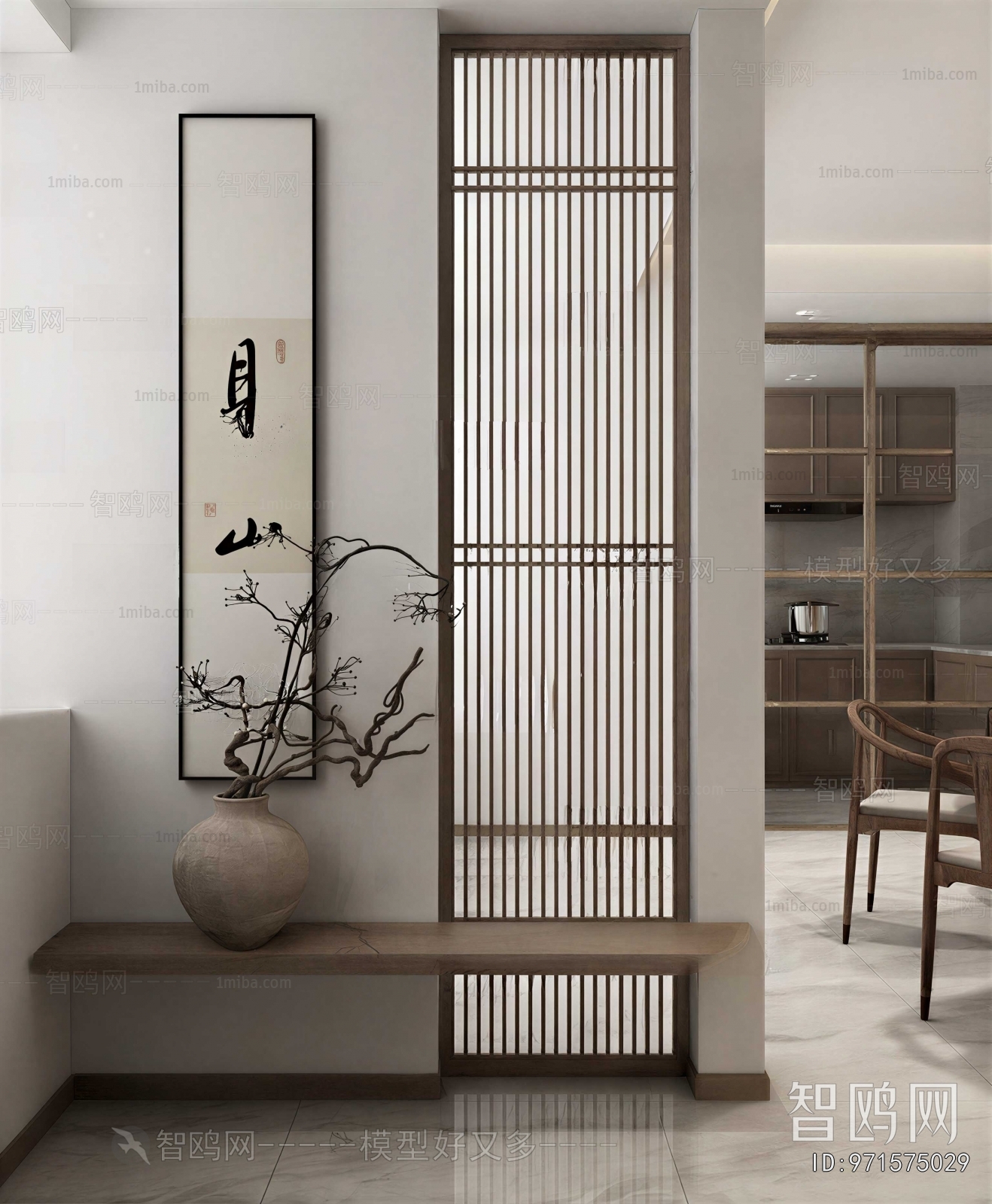 New Chinese Style Hallway